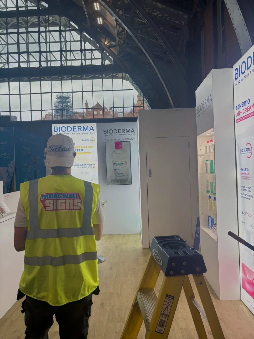 Exhibition stand graphics at the NEC Birmingham