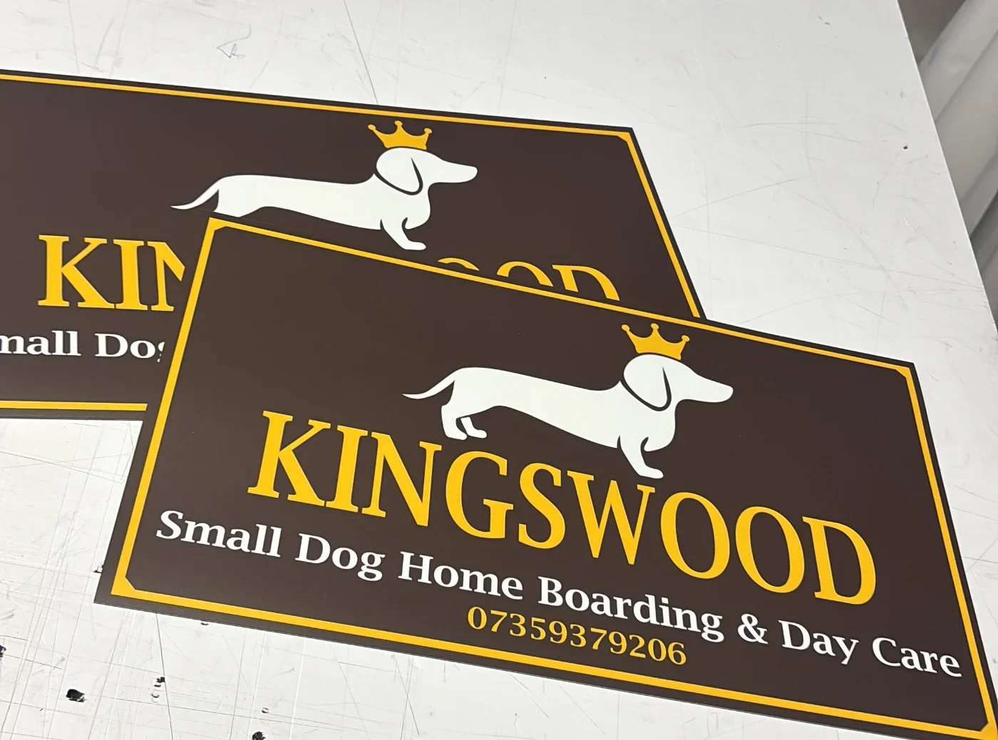 Custom printed car advertisement magnet 