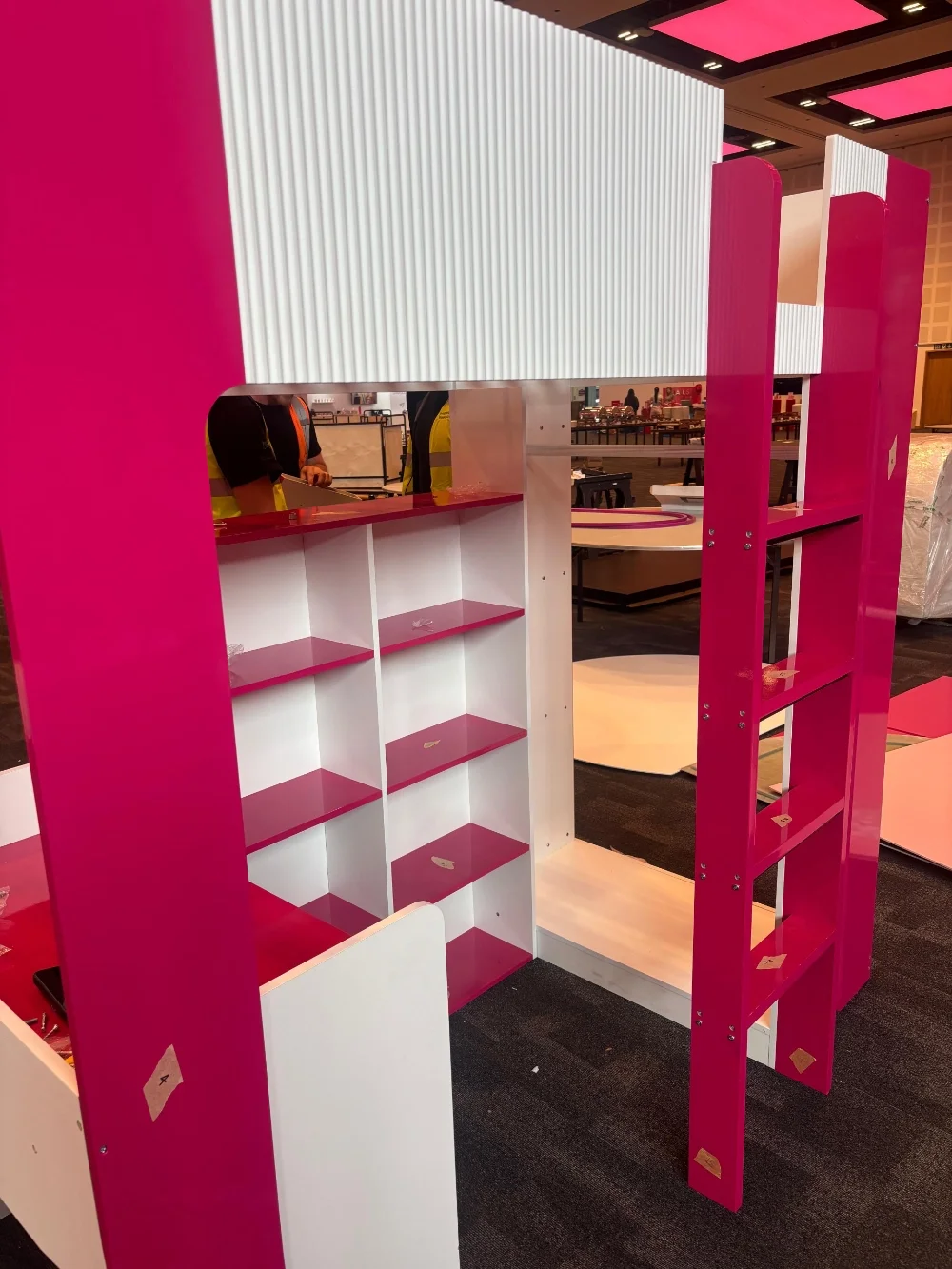 pink furniture wrap