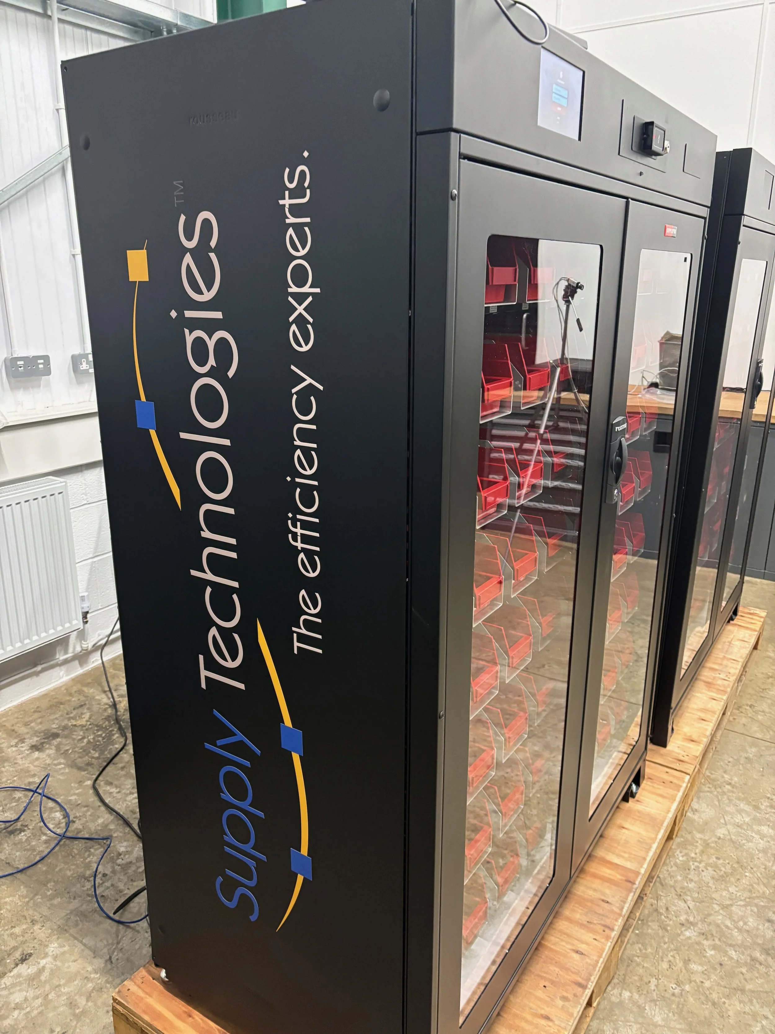 Vinyl branding for a machine in Kenilworth.