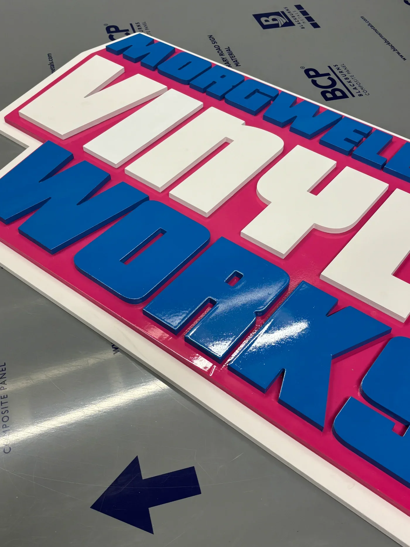 3D bespoke office feature sign