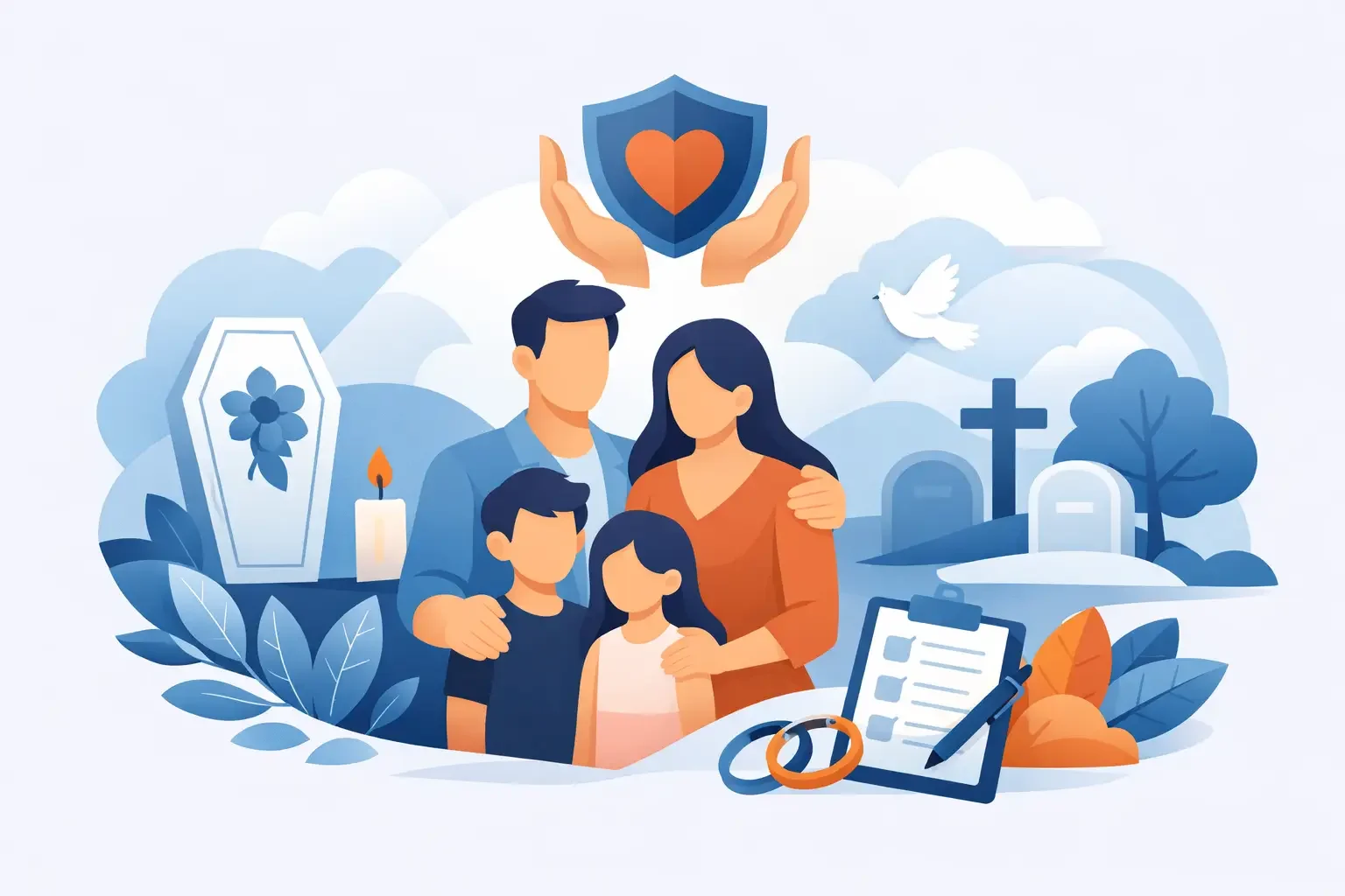 Plano funerário familiar para cuidar de todos