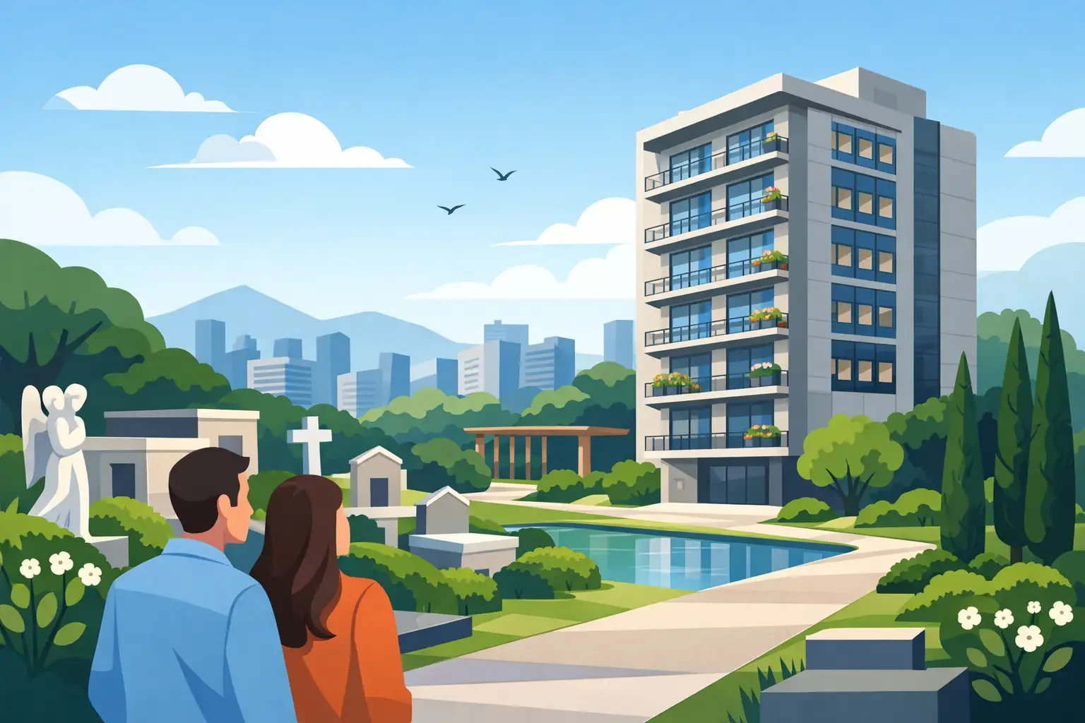Como escolher cemitério vertical em Guarulhos