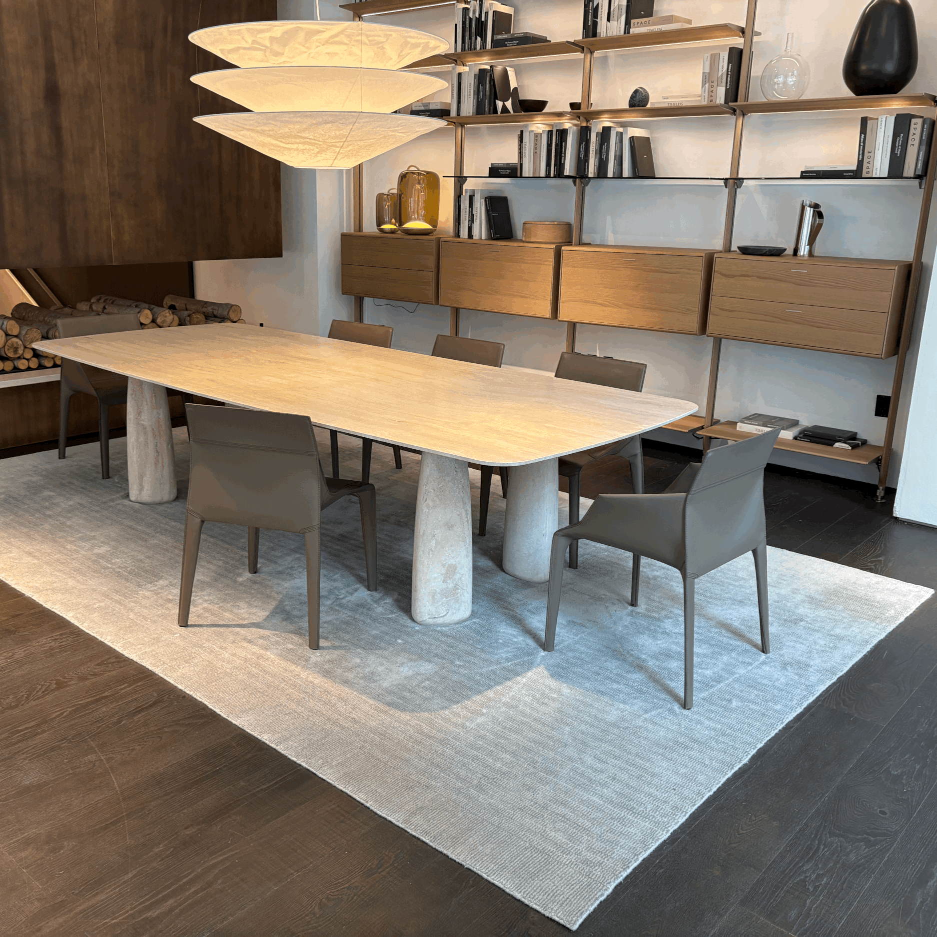 SHINDO CELADON RECTANGULAR CARPET