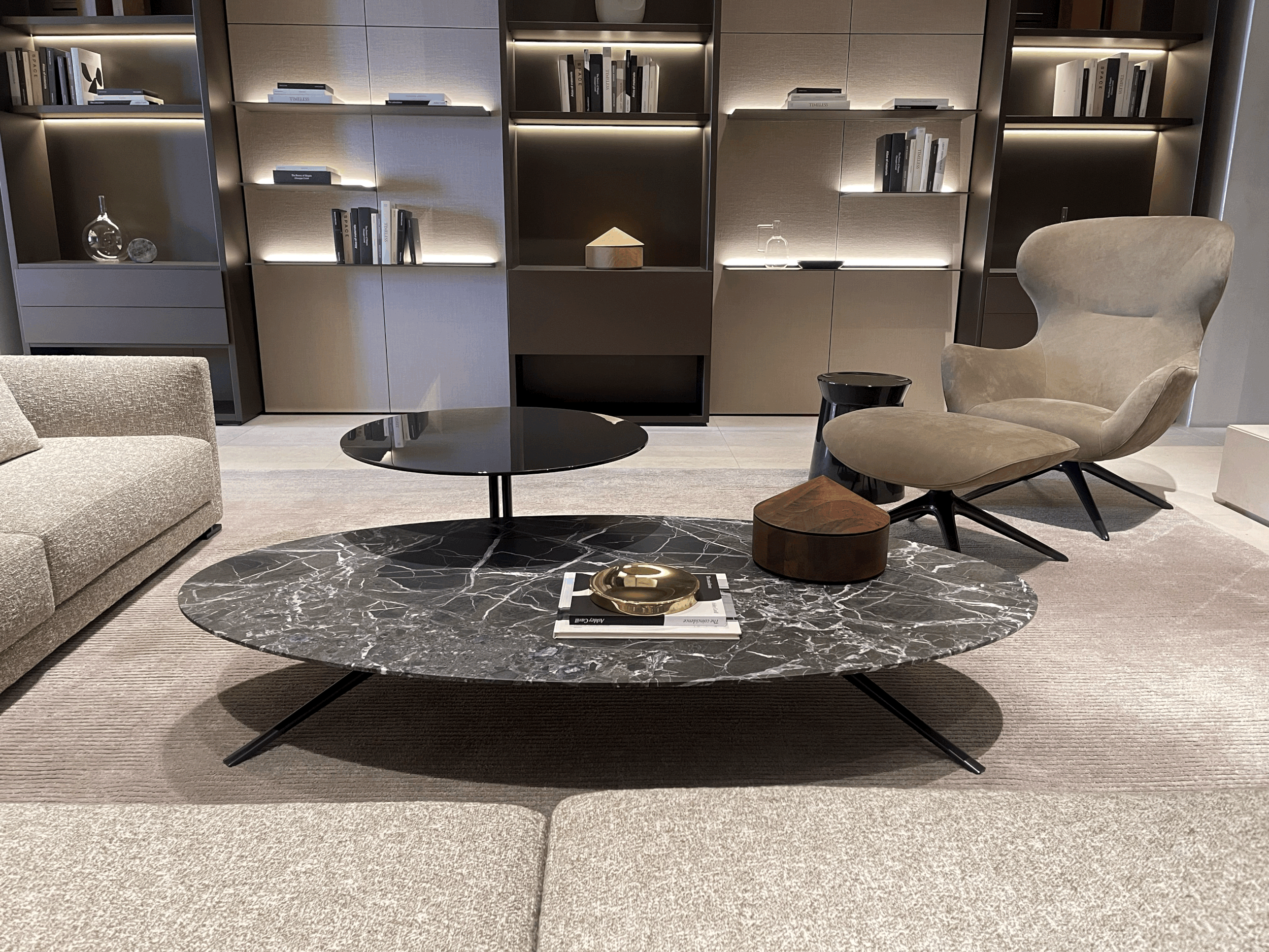 MONDRIAN OVAL COFFEE TABLE