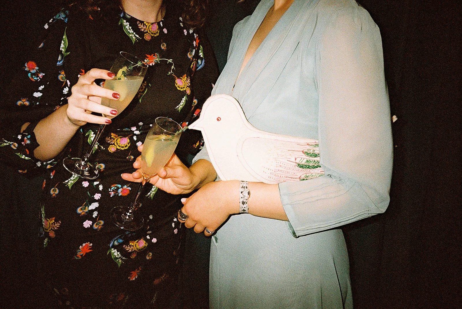 Bride and groom get married in Chicago at WildmanBT, with creative, lively wedding focused on community, family, laughter. Documentary and candid photos on flash film. Weddings by Grace is a Chicago lesbian queer luxury wedding photographer specializ