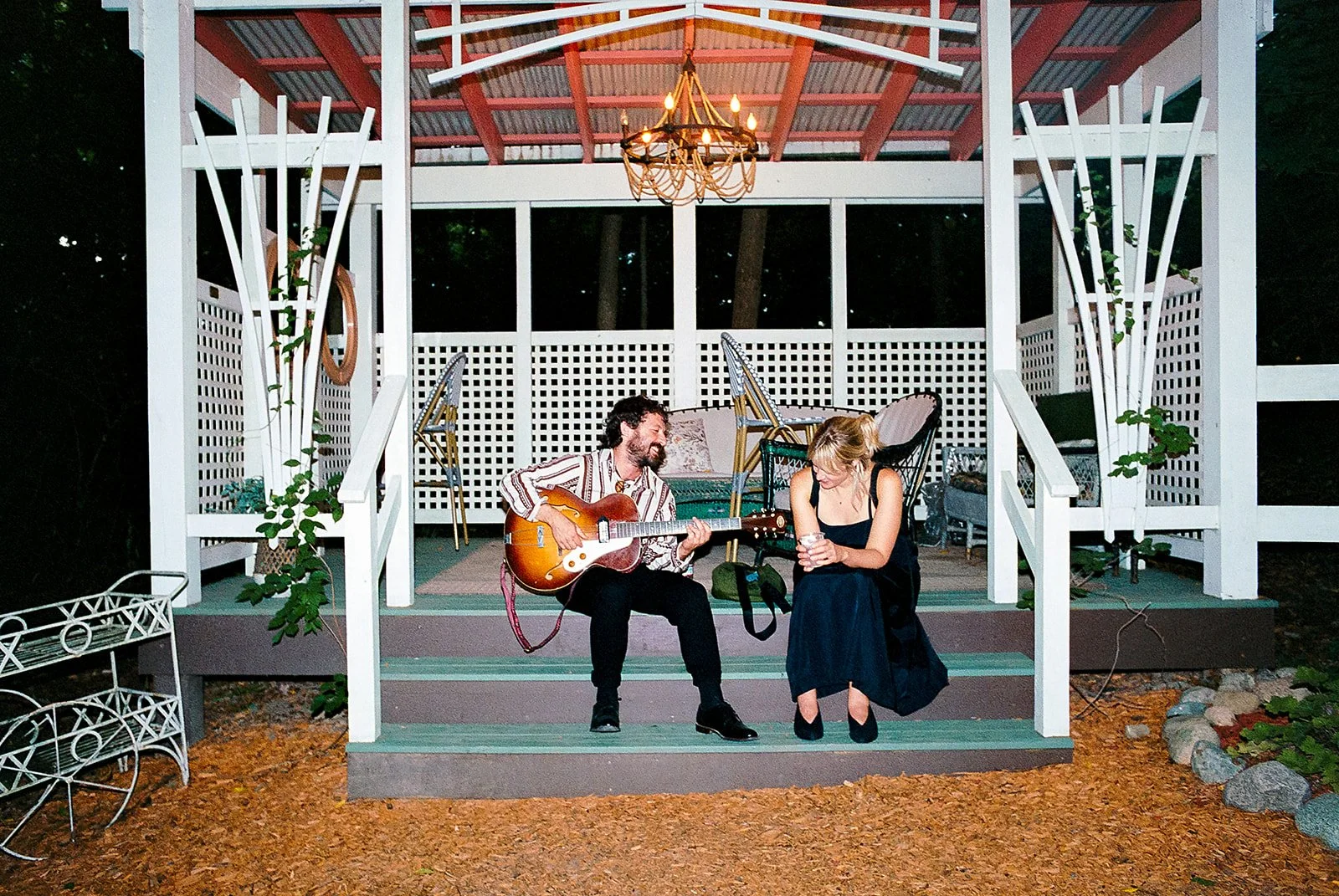 Bride and groom get married at the Millcreek Wilde in St. Joseph, Michigan. Grace Coudal is a Chicago lesbian photographer specializing in portraits, candid, editorial, documentary, events, + weddings. Analog film wedding photography, queer-owned.