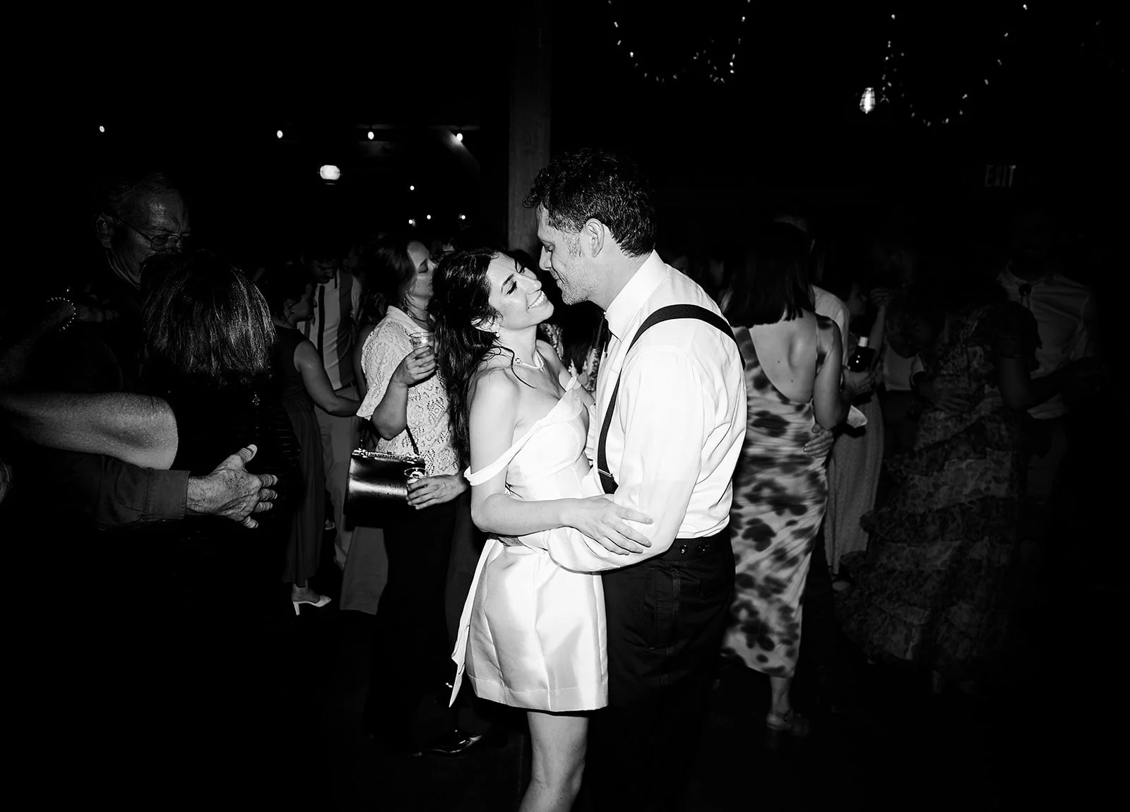 Bride and groom get married at the Millcreek Wilde in St. Joseph, Michigan. Grace Coudal is a Chicago lesbian photographer specializing in portraits, candid, editorial, documentary, events, + weddings. Analog film wedding photography, queer-owned.