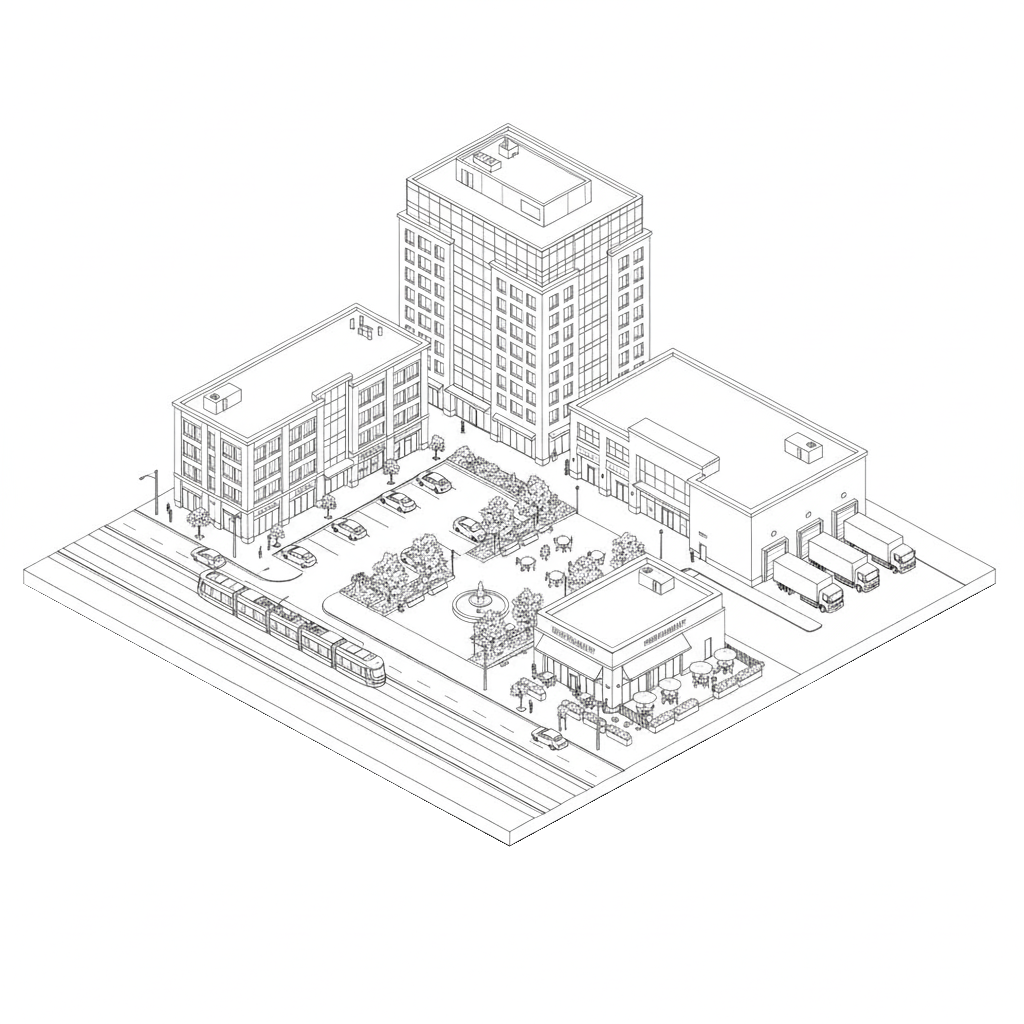 Site Plan - Business License Zoning