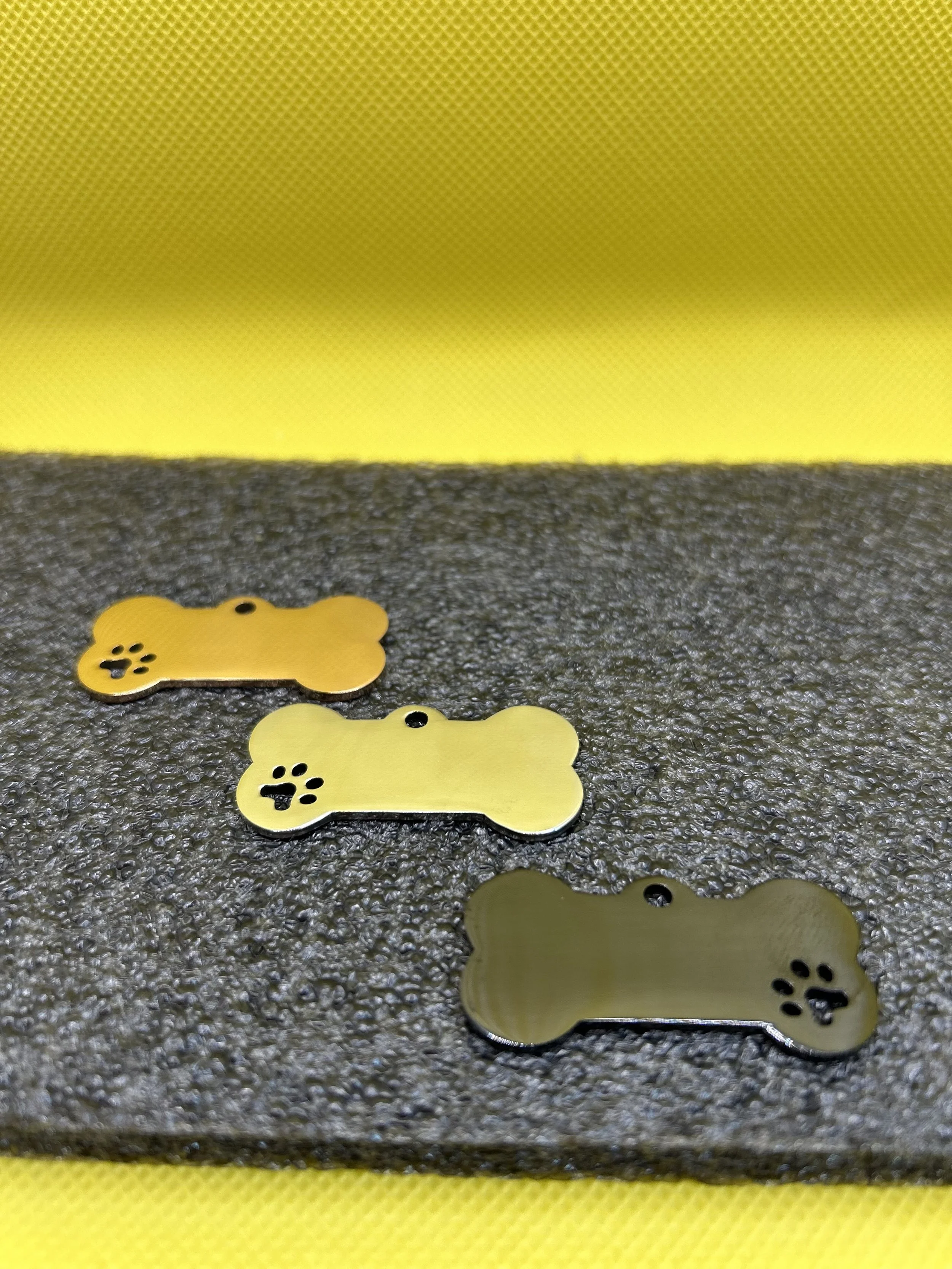 Pet Tag with One Name Engraved