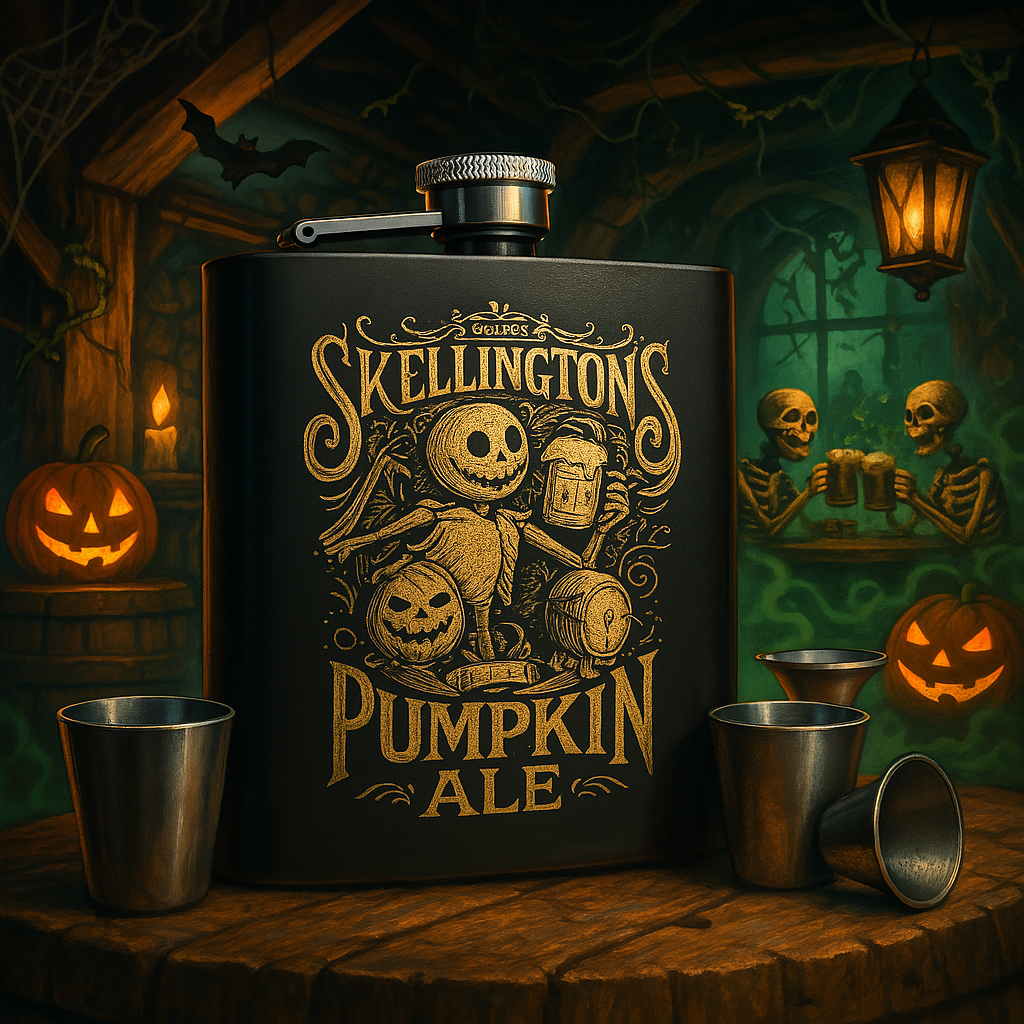 Pumpkin Ale Flask Set