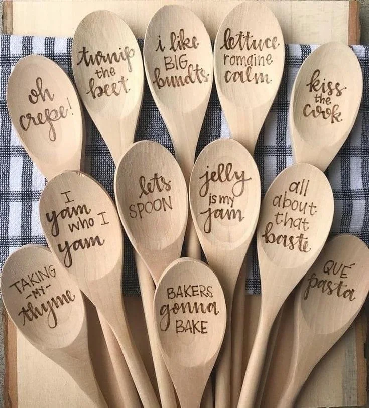 Custom Wooden Stirring Spoons
