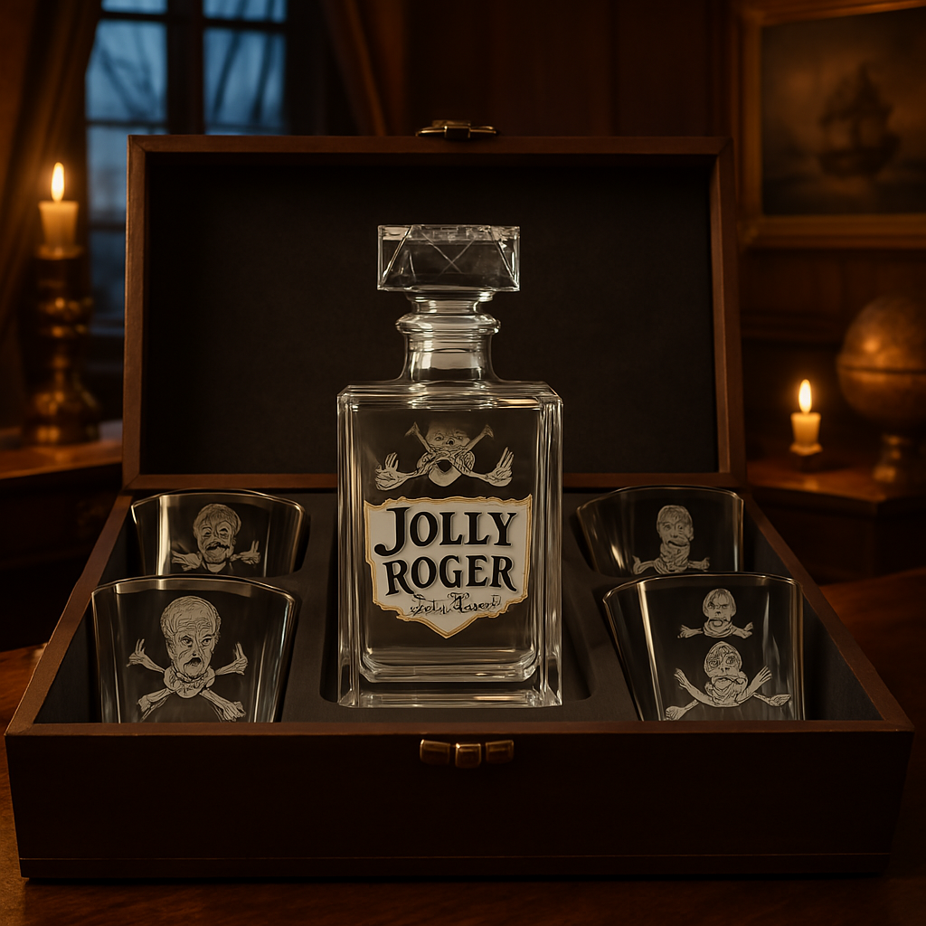 Jolly Roger Decanter set
