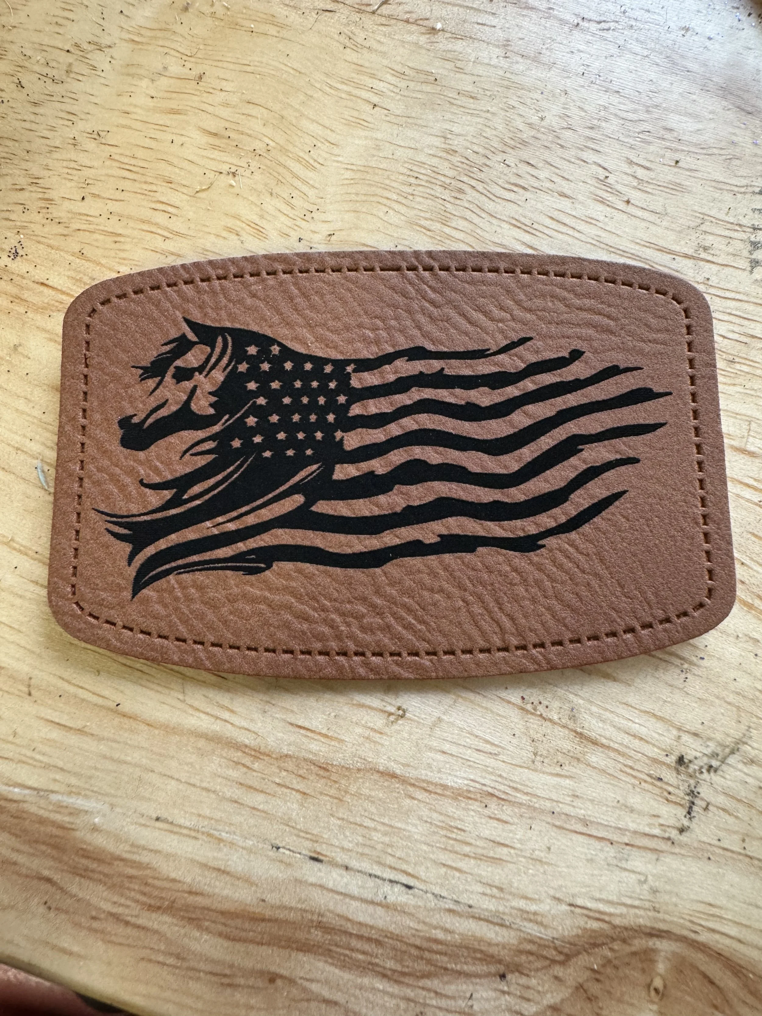 Horse and Flag patch