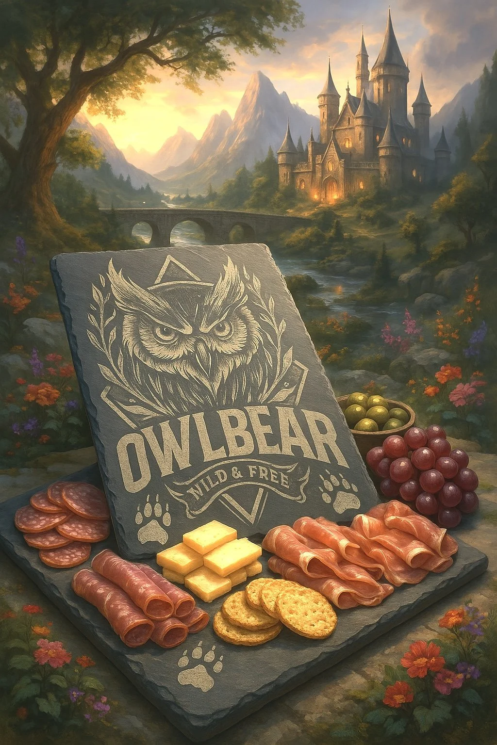 Owlbear Charcuterie Board