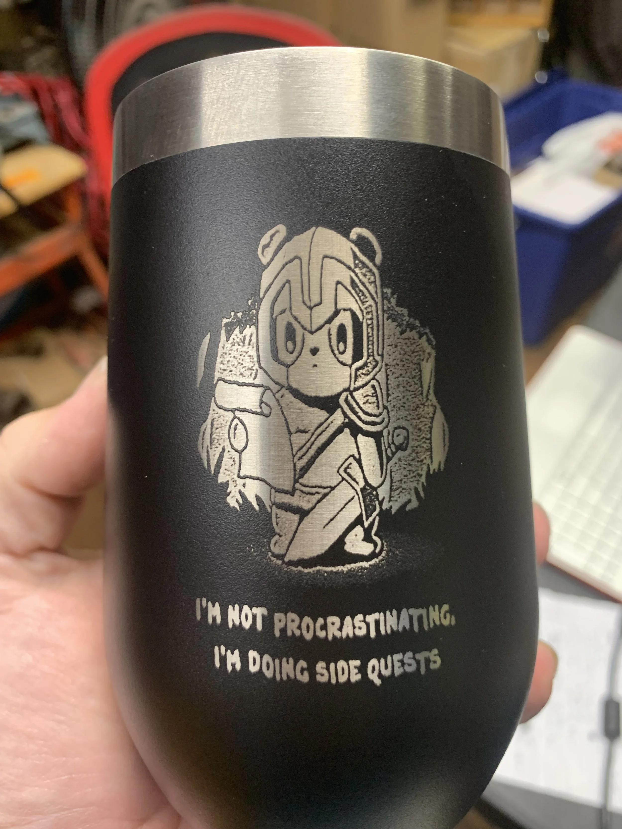 Procrastinating Panda 12oz