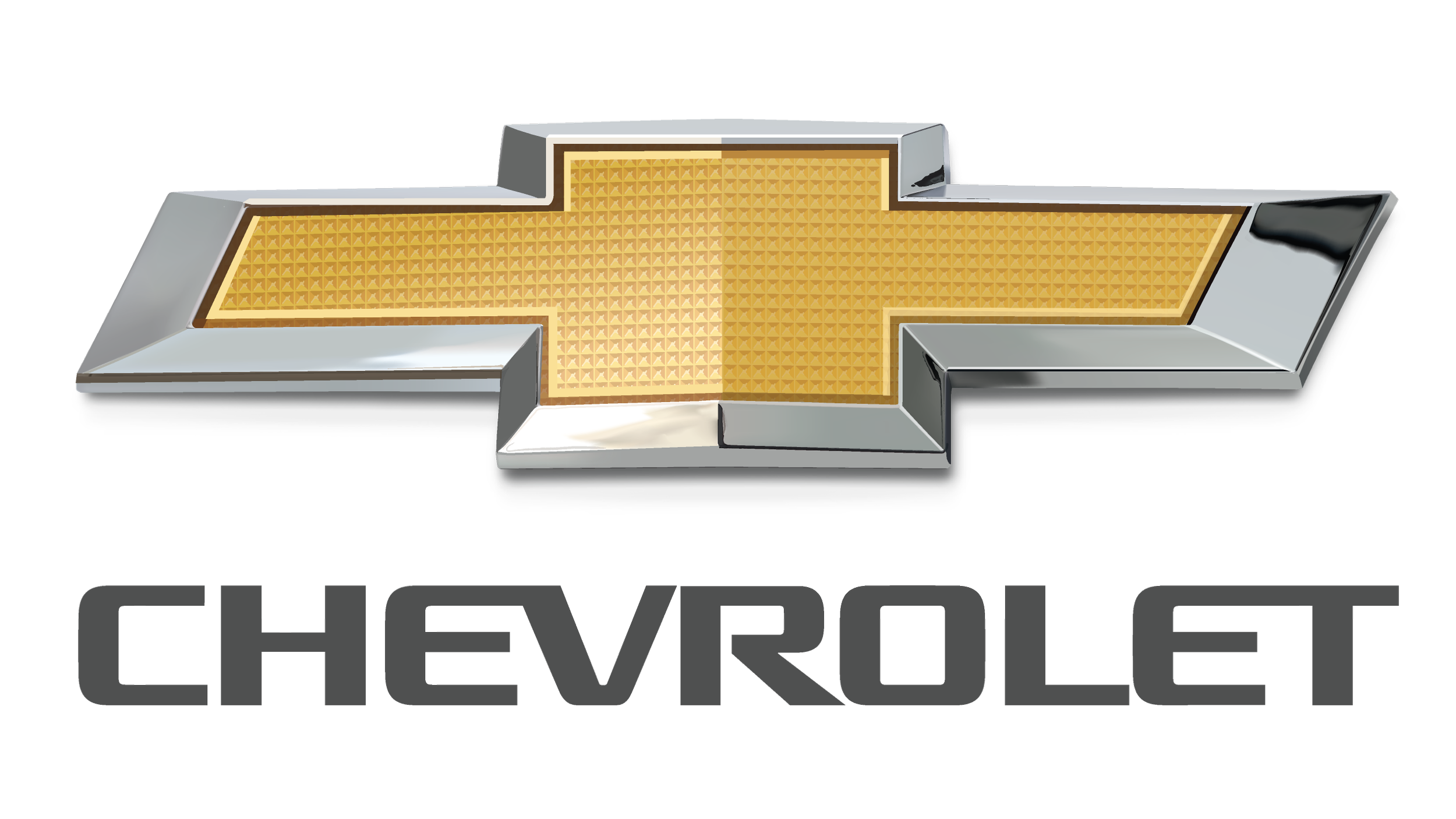 Chevrolet logo with a gold cross and the word Chevrolet below it.