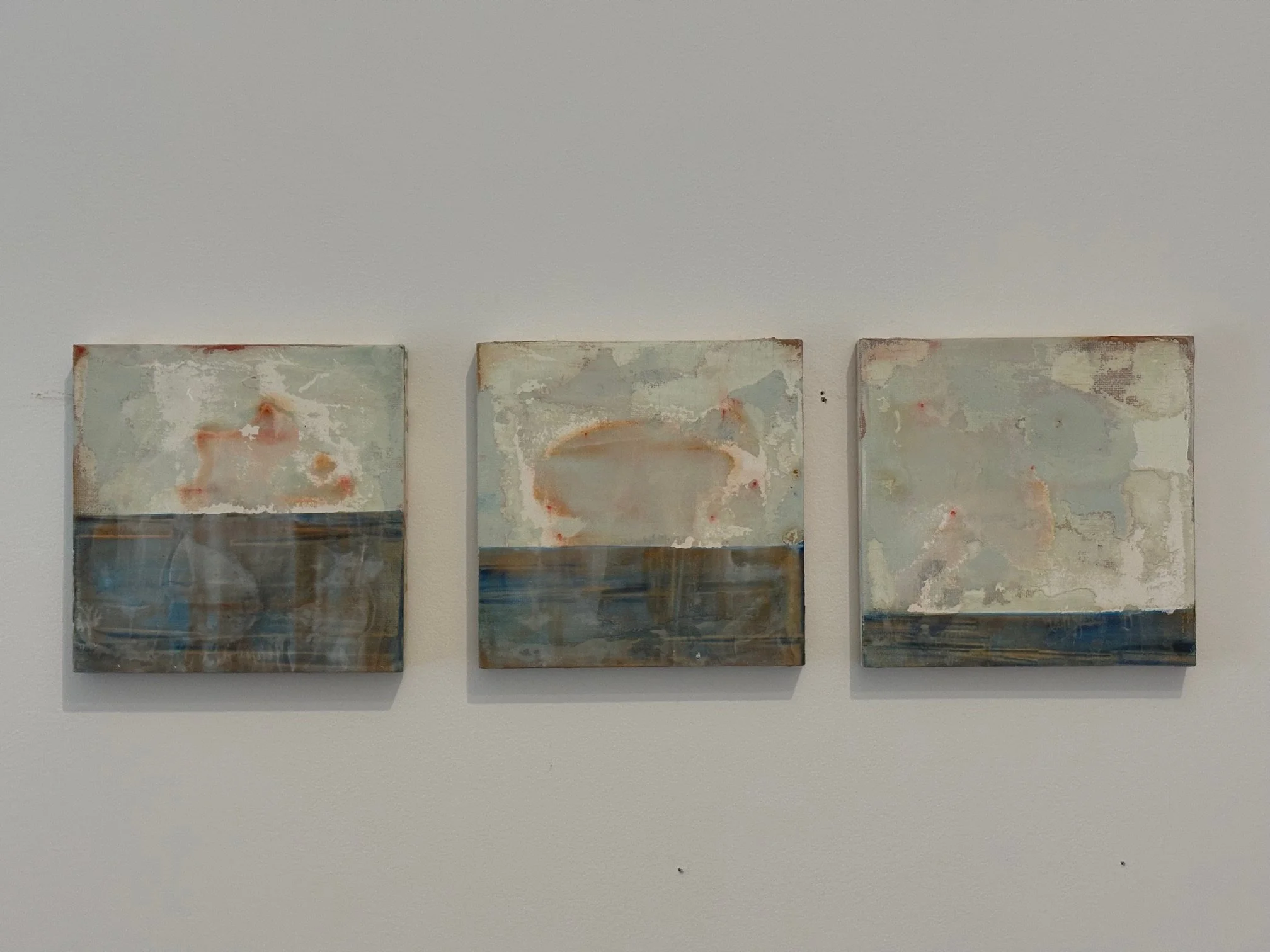 Levels 1, 2 + 3, 2025
Acrylic and pastel on panel
8x8in 