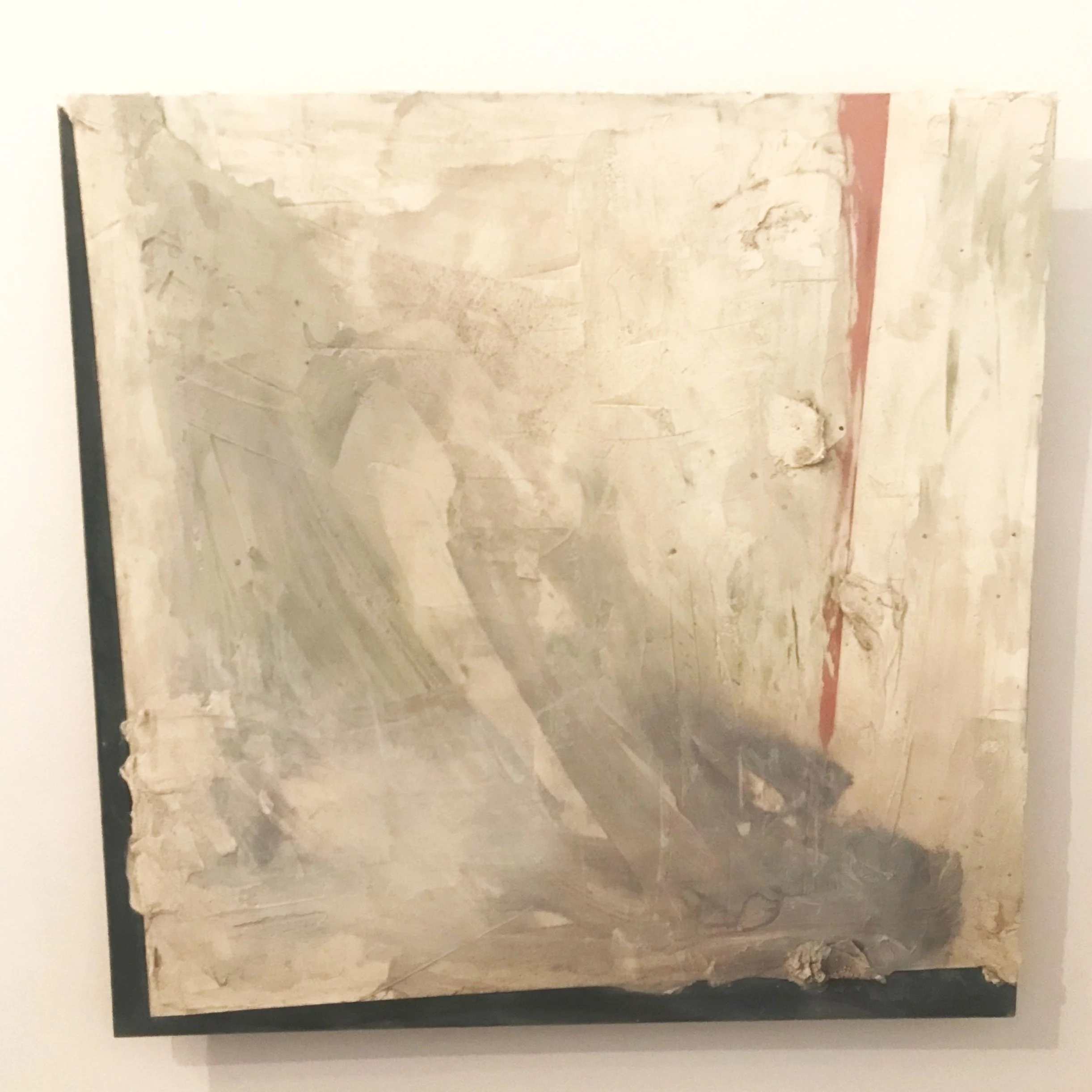 Untitled 2, 2020
Acrylic, joint compound, chalk on wood
24x24