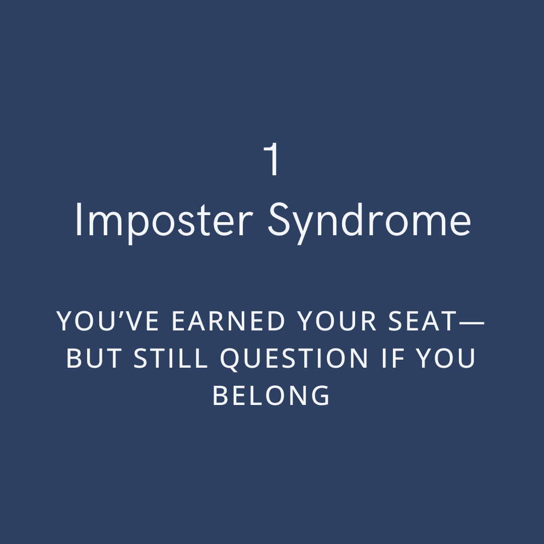 1. Imposter Syndrome