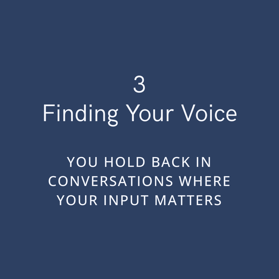 3. Finding and Expressing Your Voice