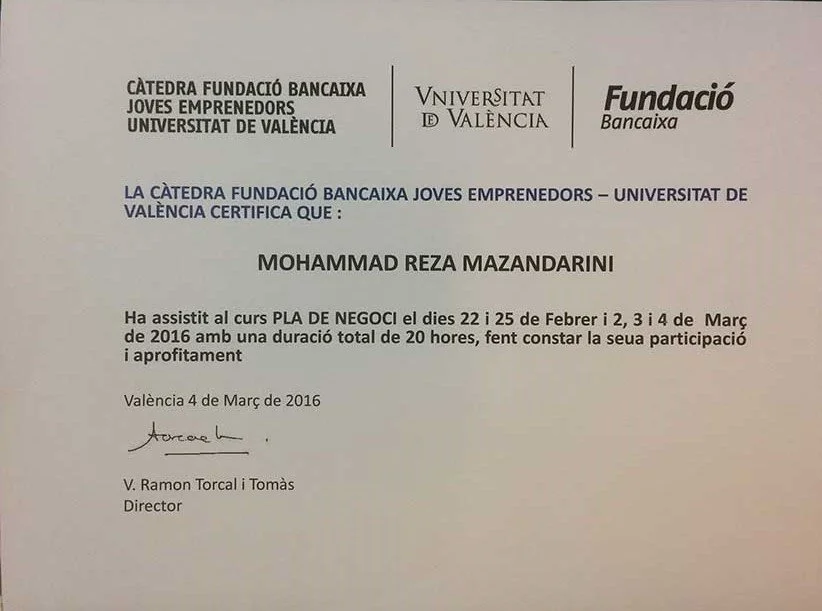 Business Plan Development Certificate