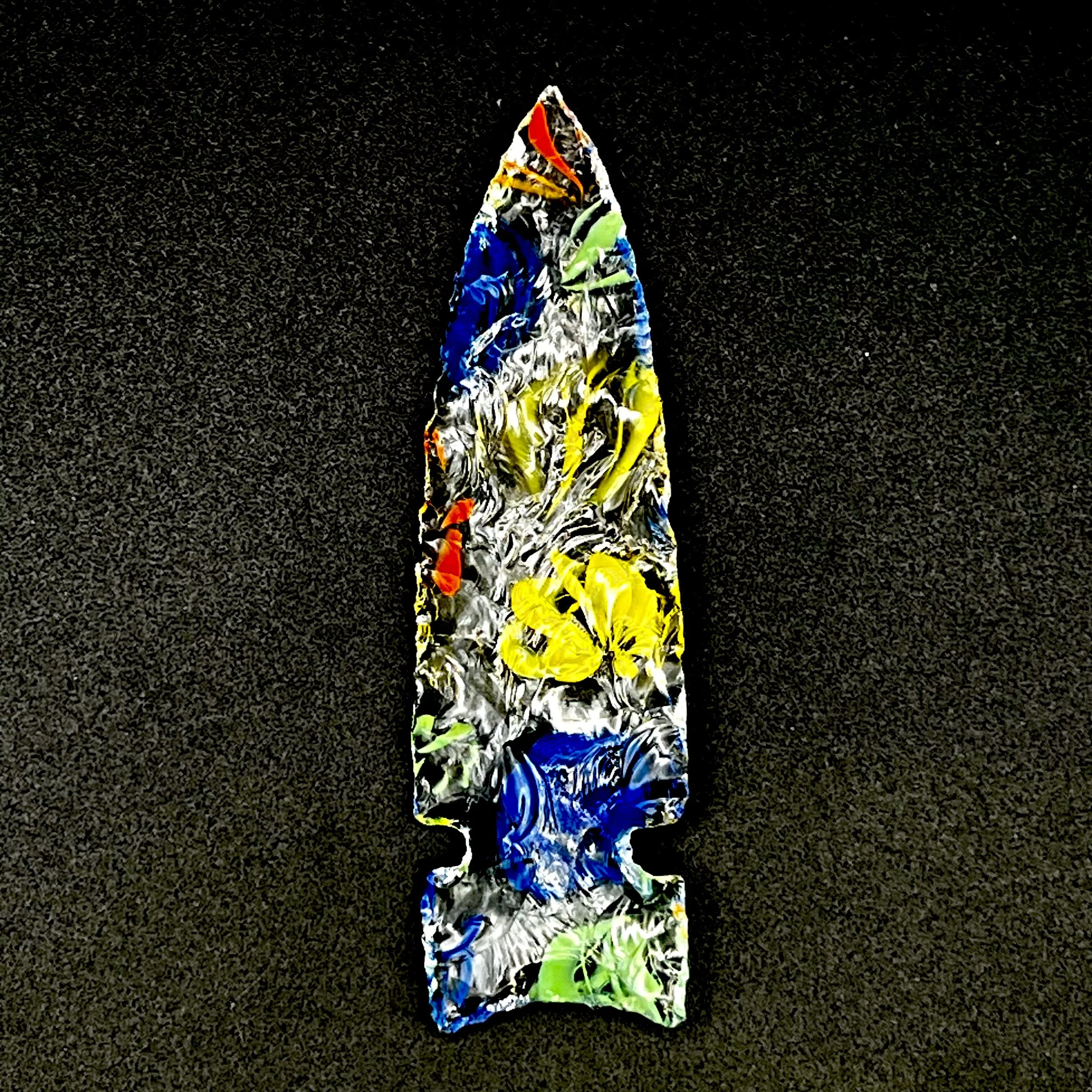 Marble Glass Arrowhead