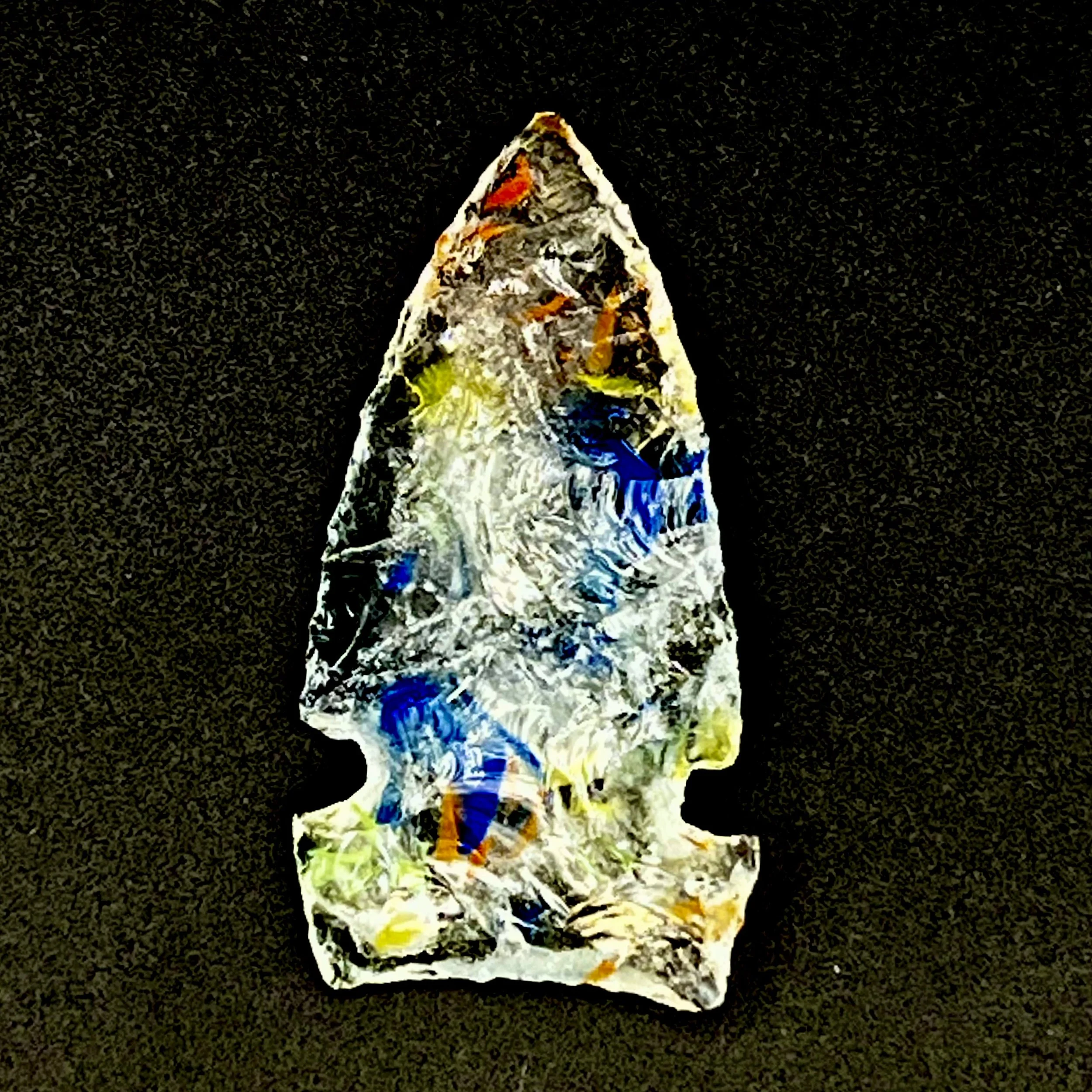 Marble Glass Arrowhead