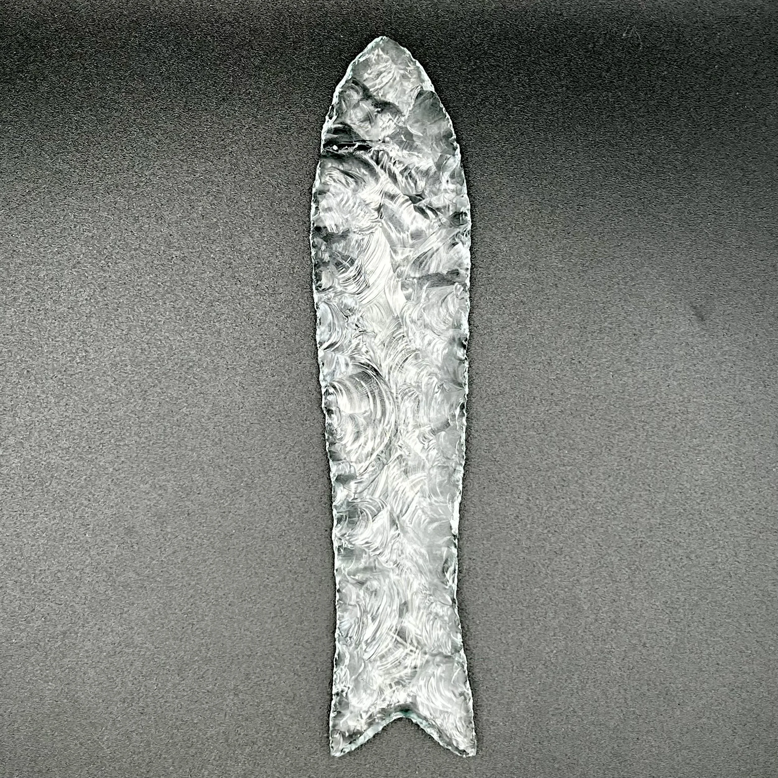 Clear Glass Arrowhead