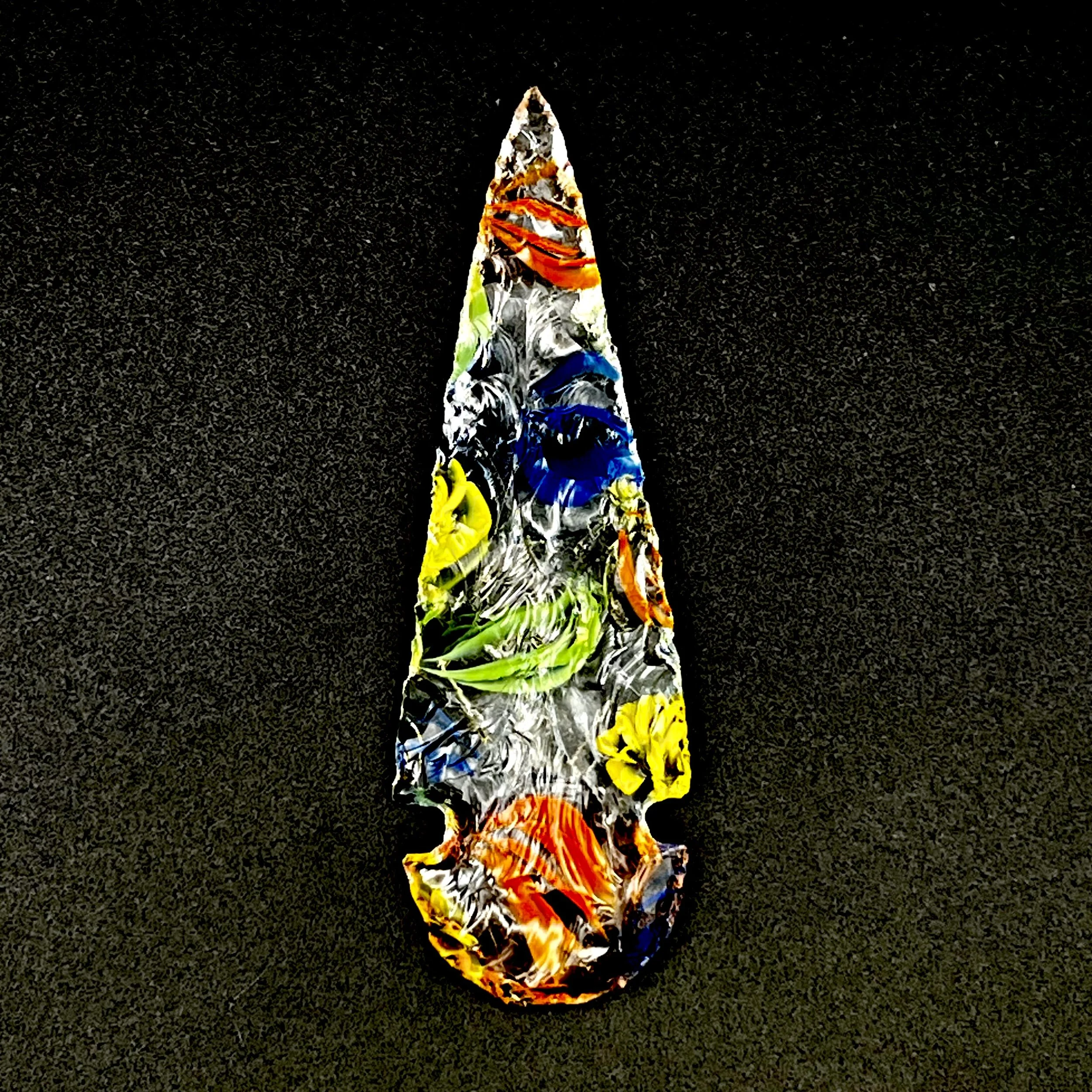 Marble Glass Arrowhead