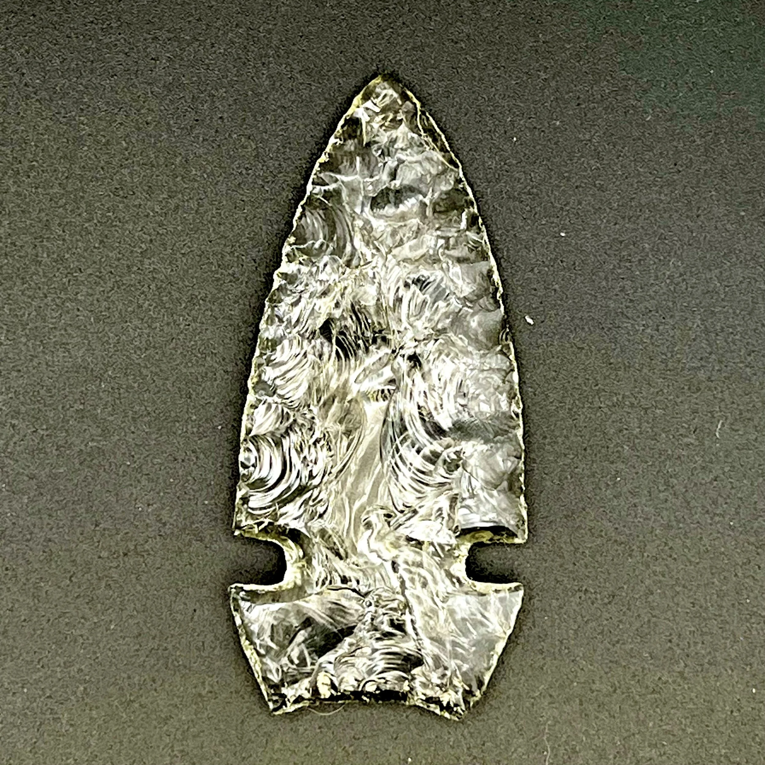 Clear Glass Arrowhead