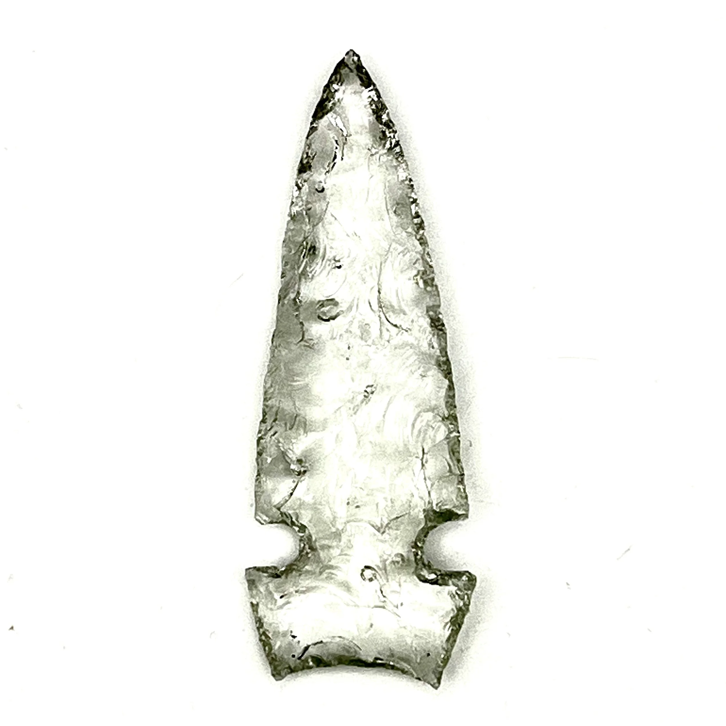 Clear Glass Arrowhead