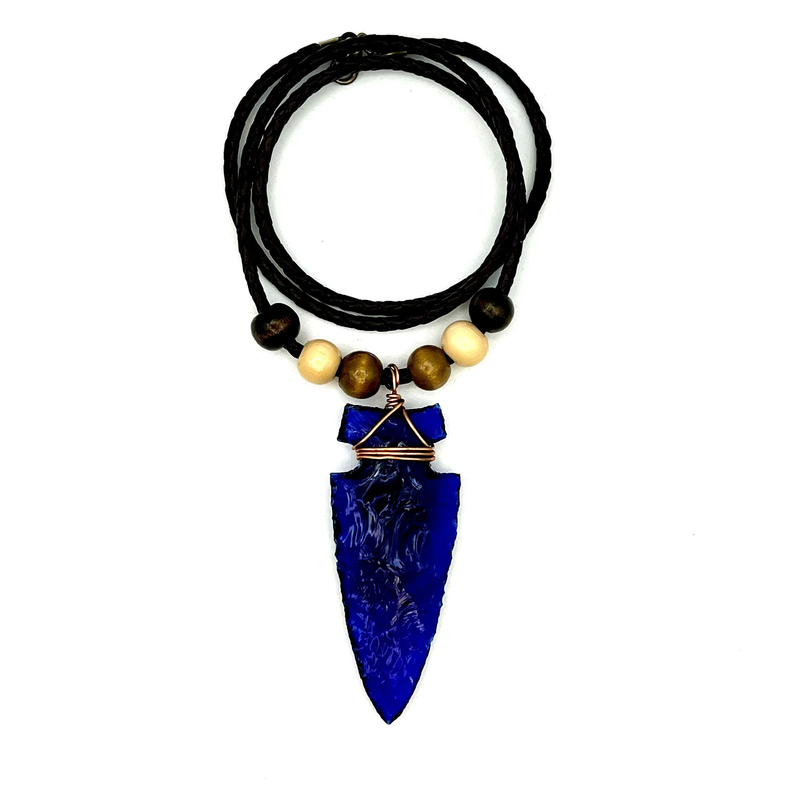 Glass Arrowhead Necklace