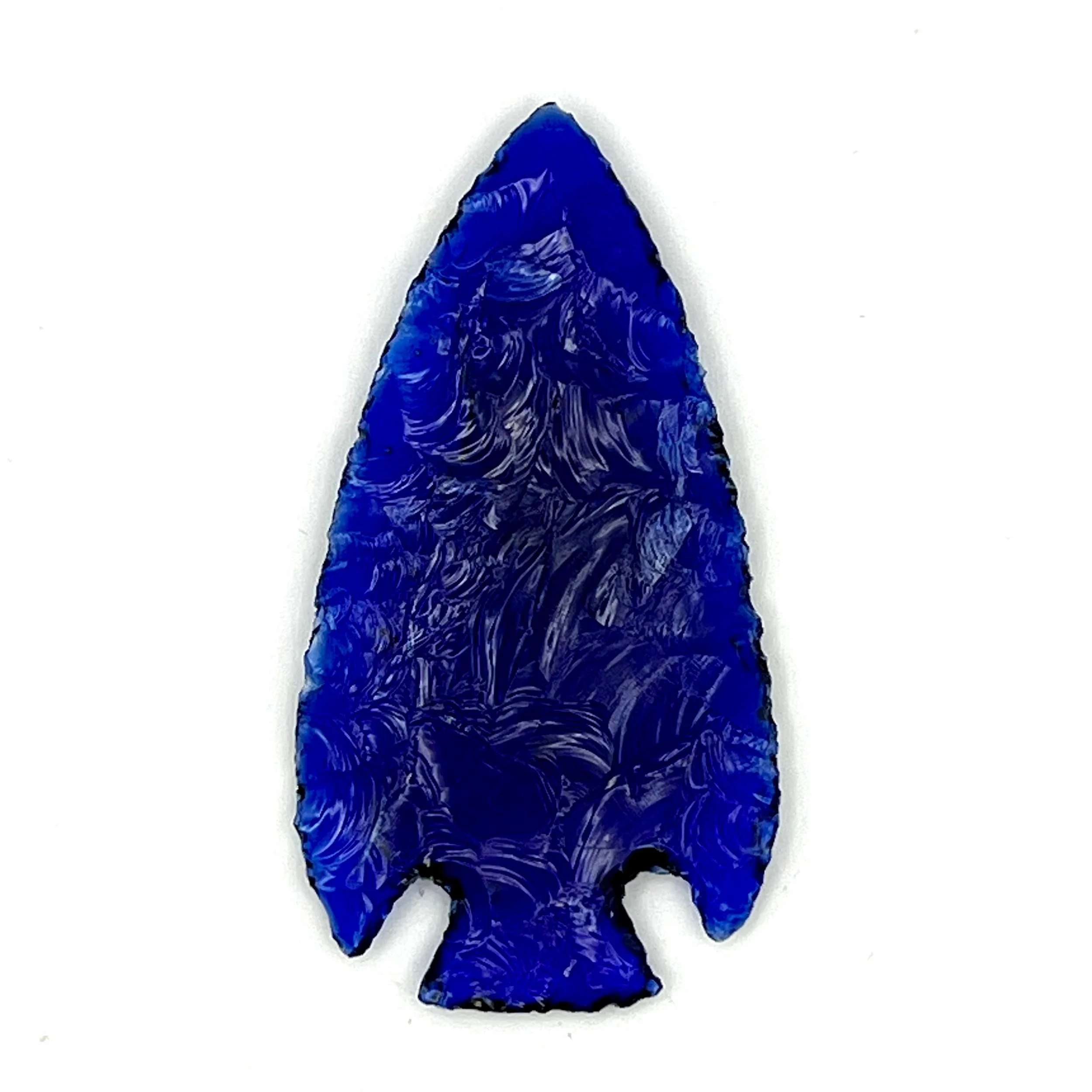 Blue Glass Arrowhead
