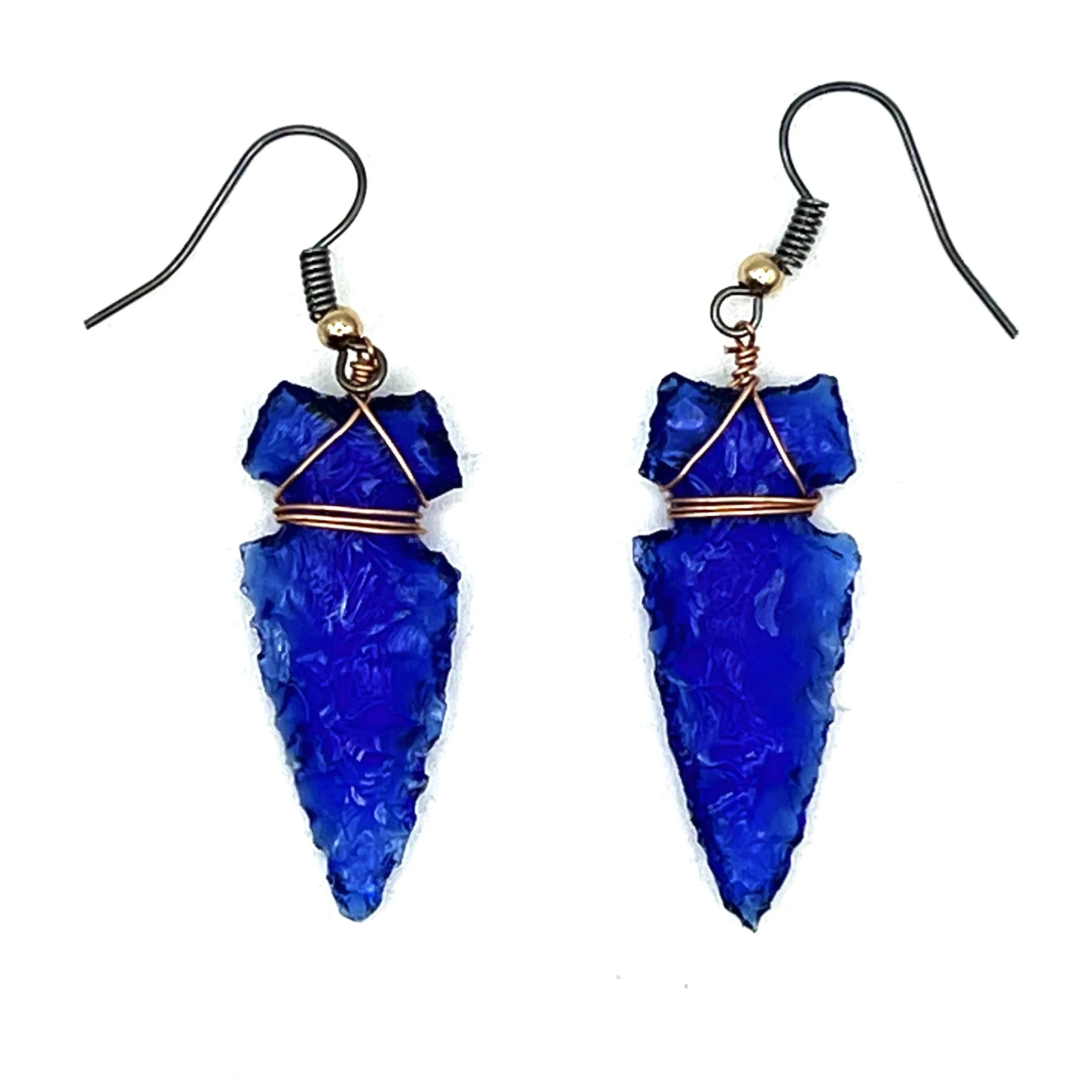 Glass arrowhead Earrings