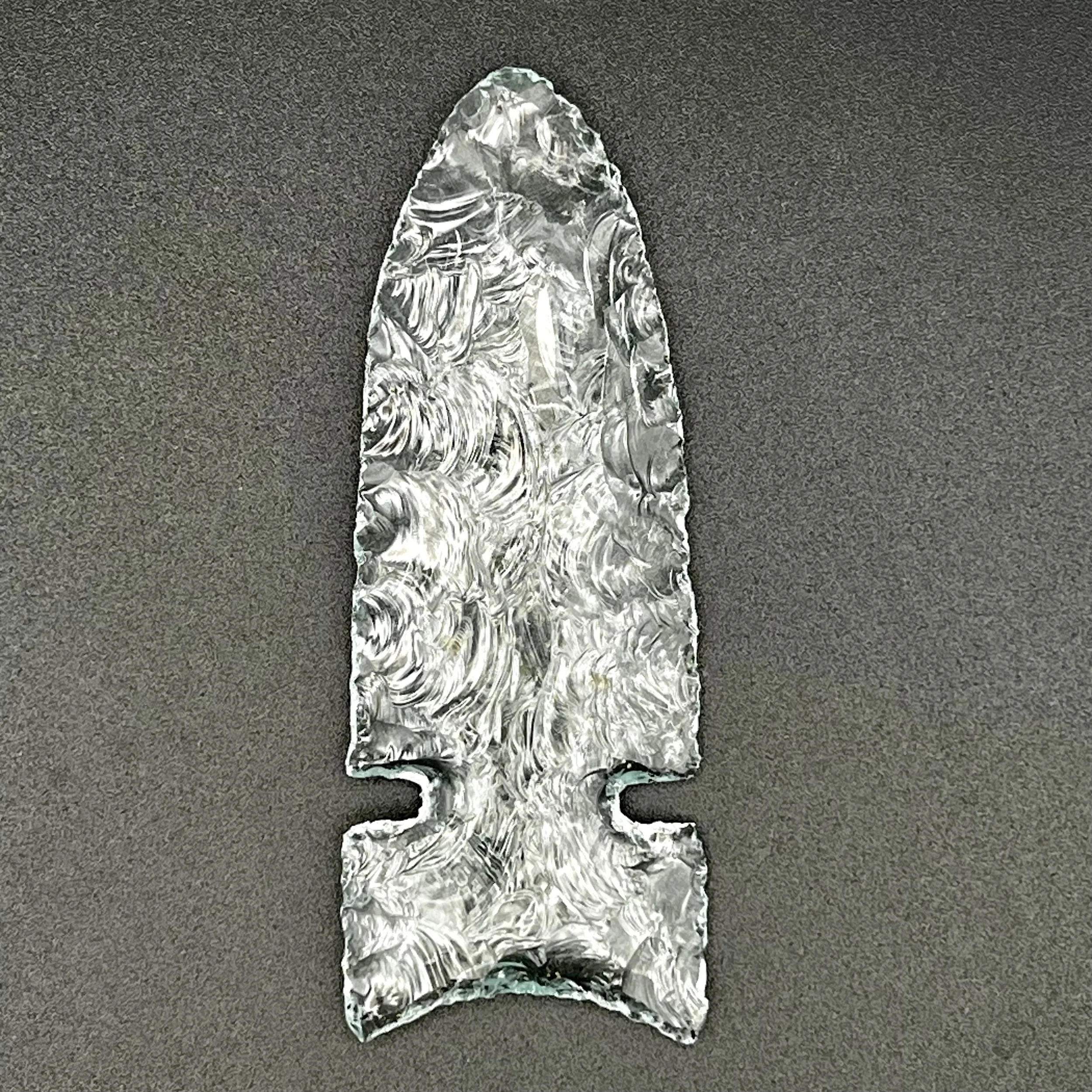 Clear Glass Arrowhead