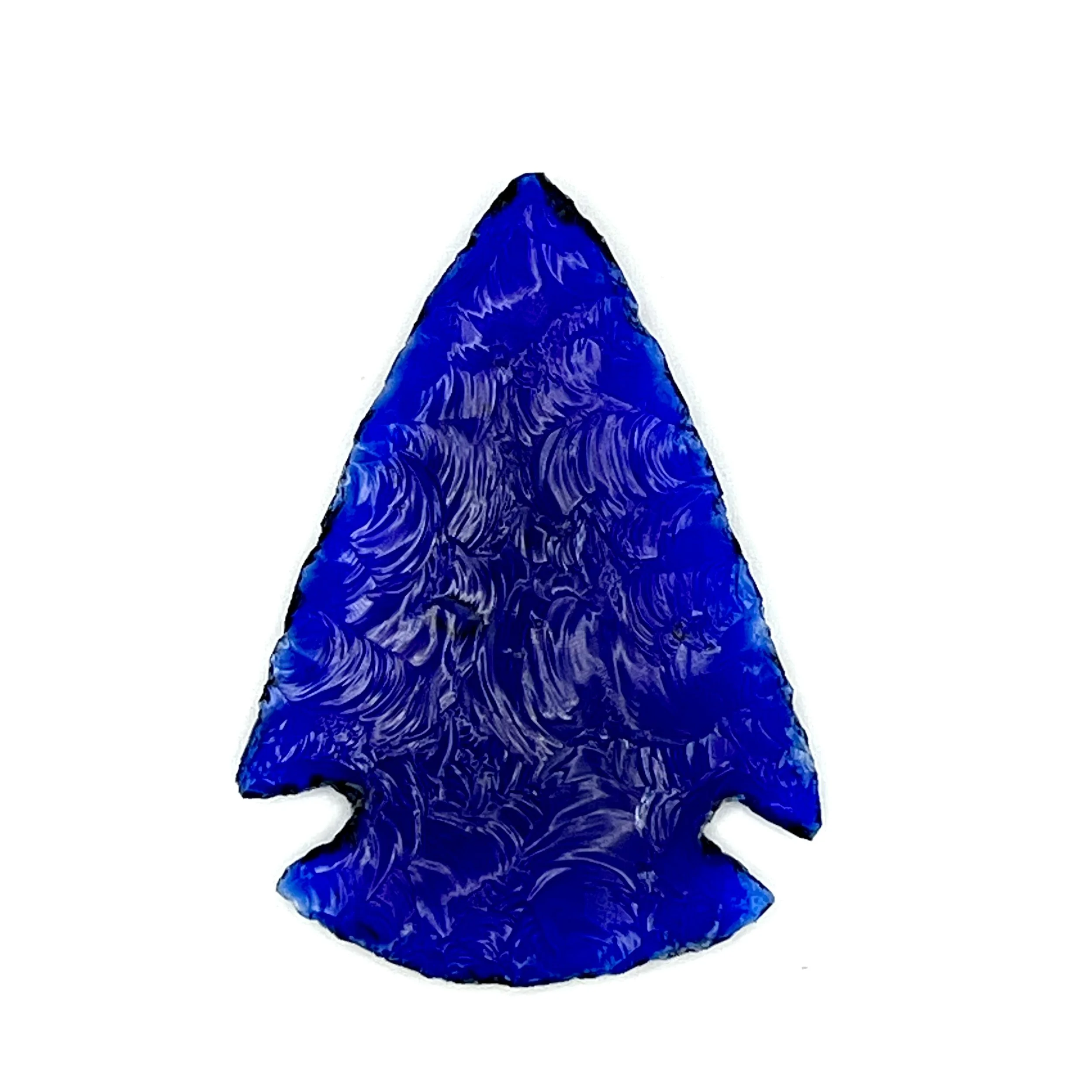 Blue Glass Arrowhead