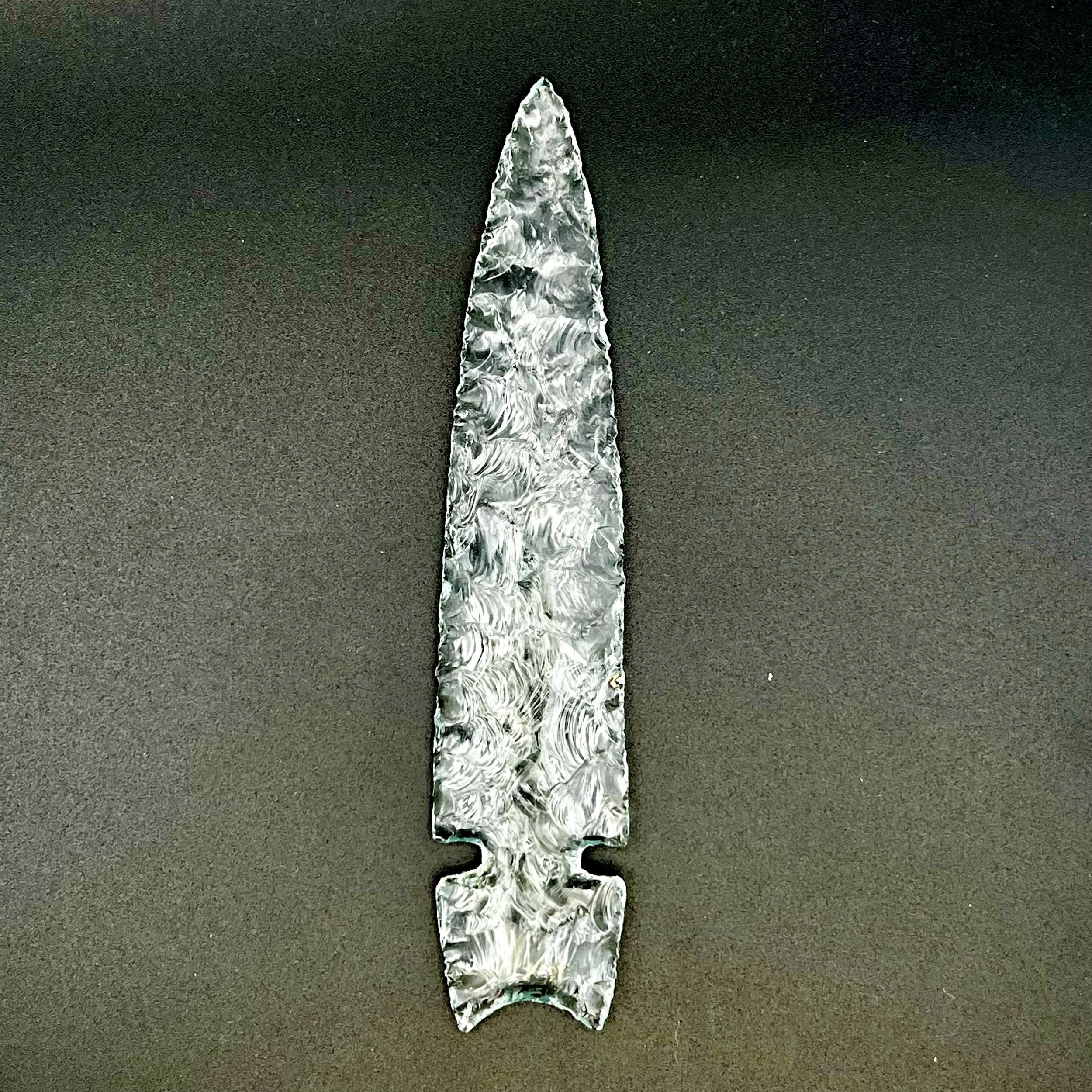 Clear Glass Arrowhead