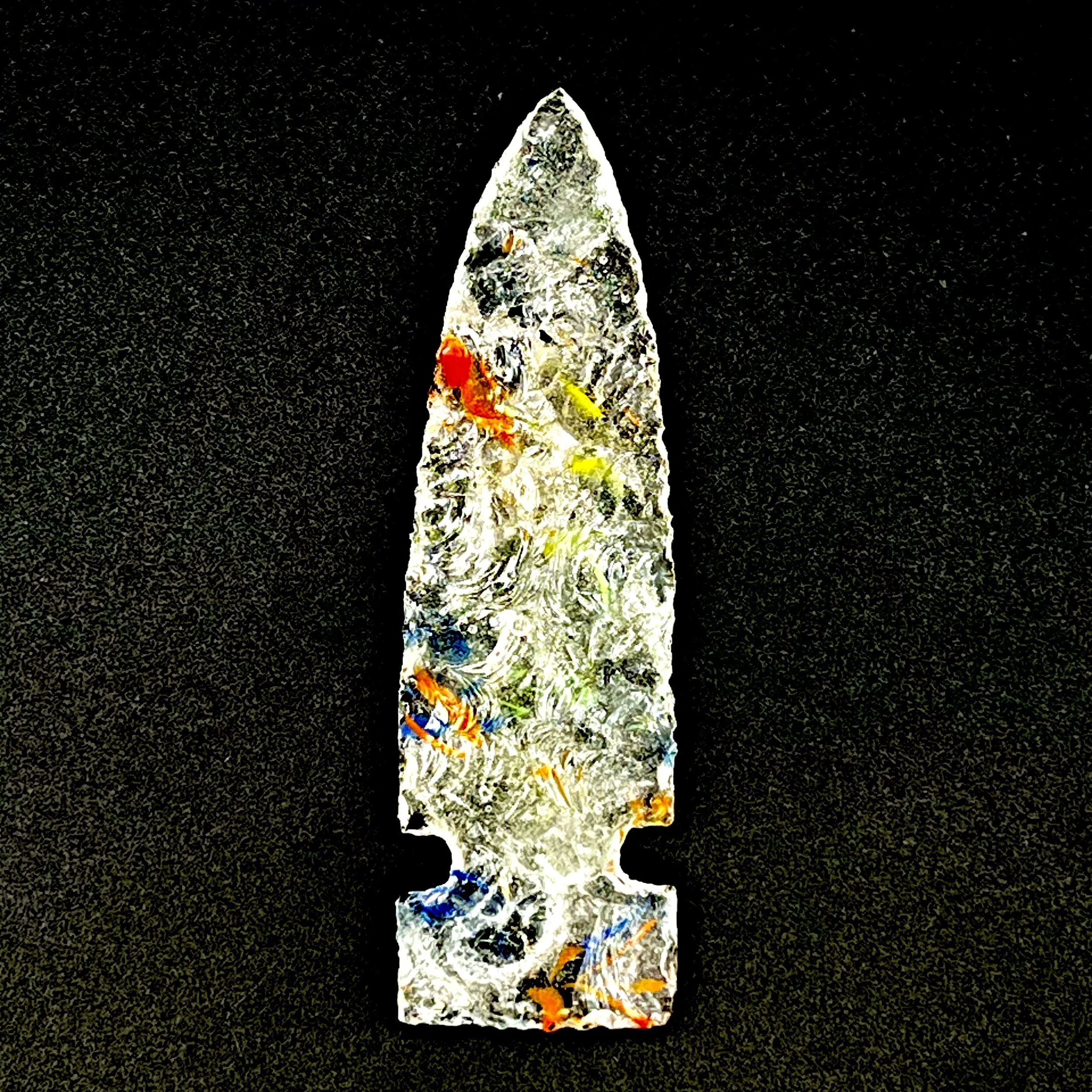 Marble Glass Arrowhead