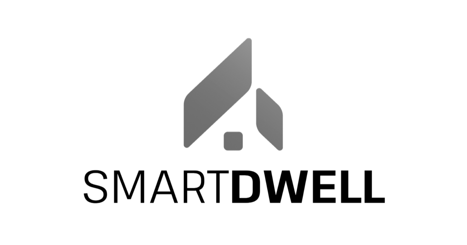 SmartDwell logo featuring a stylized house and arrow above the word 'SmartDwell' in black text.
