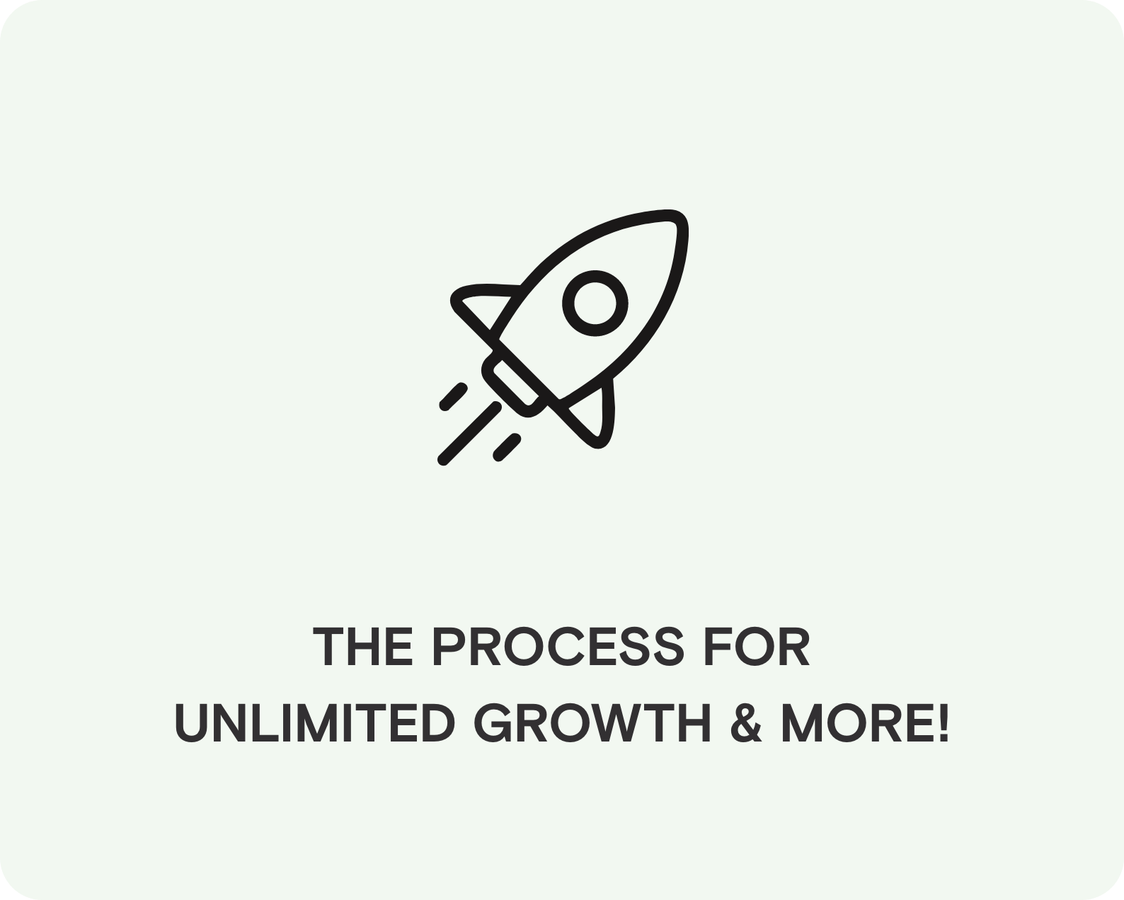 A simple line drawing of a rocket ship taking off