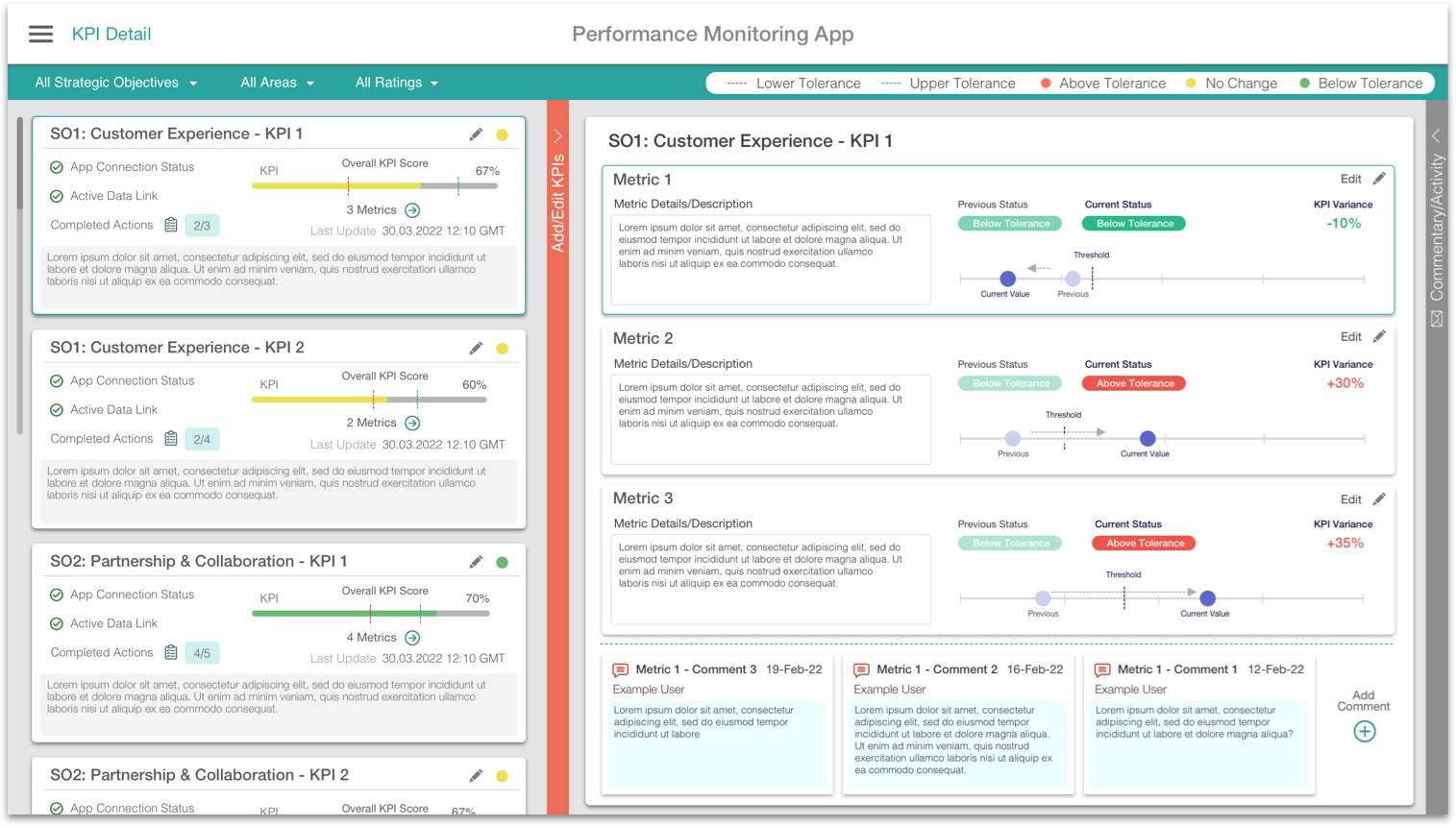 KPI Tracking App - UK Utility Provider