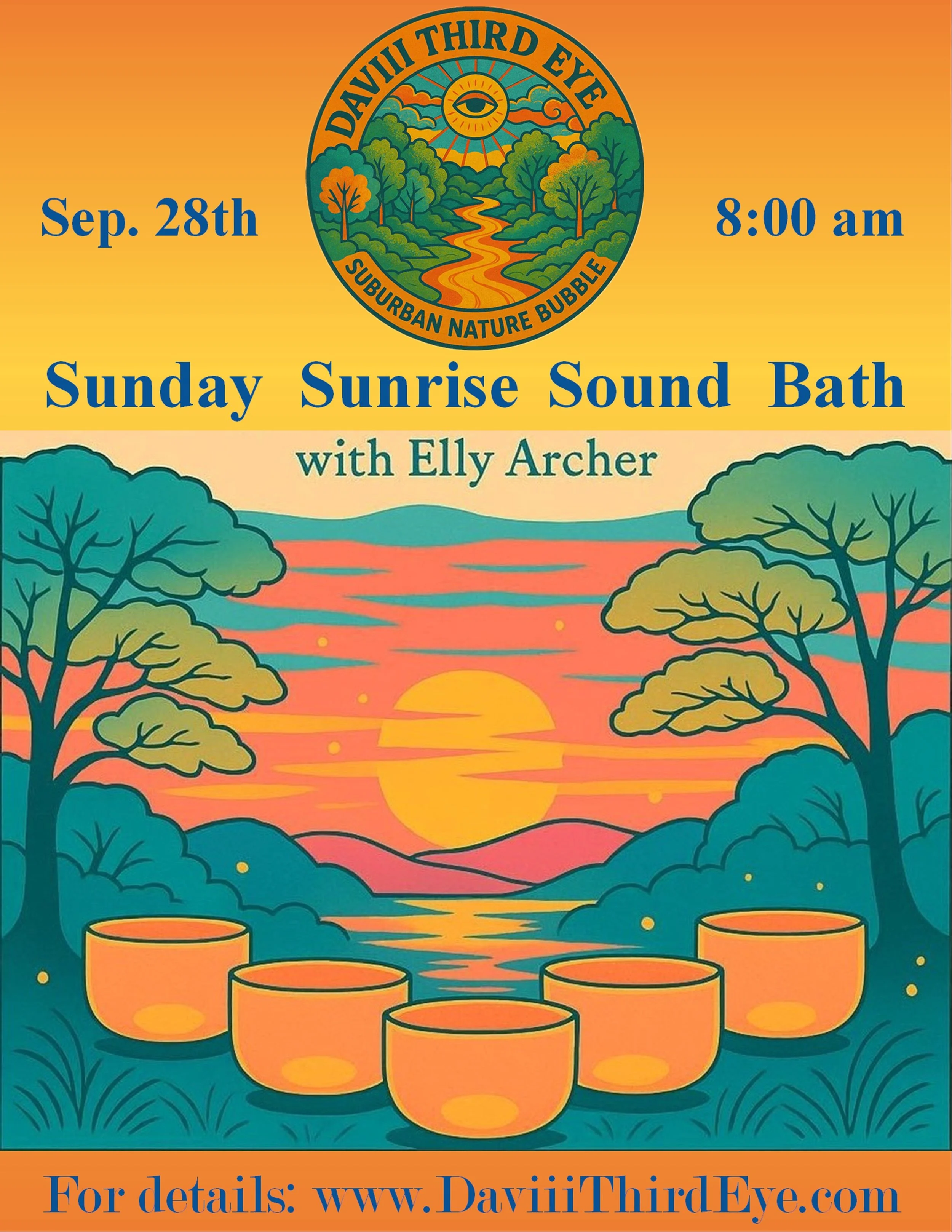 Sunday “Sunrise” Sound Bath 9/28