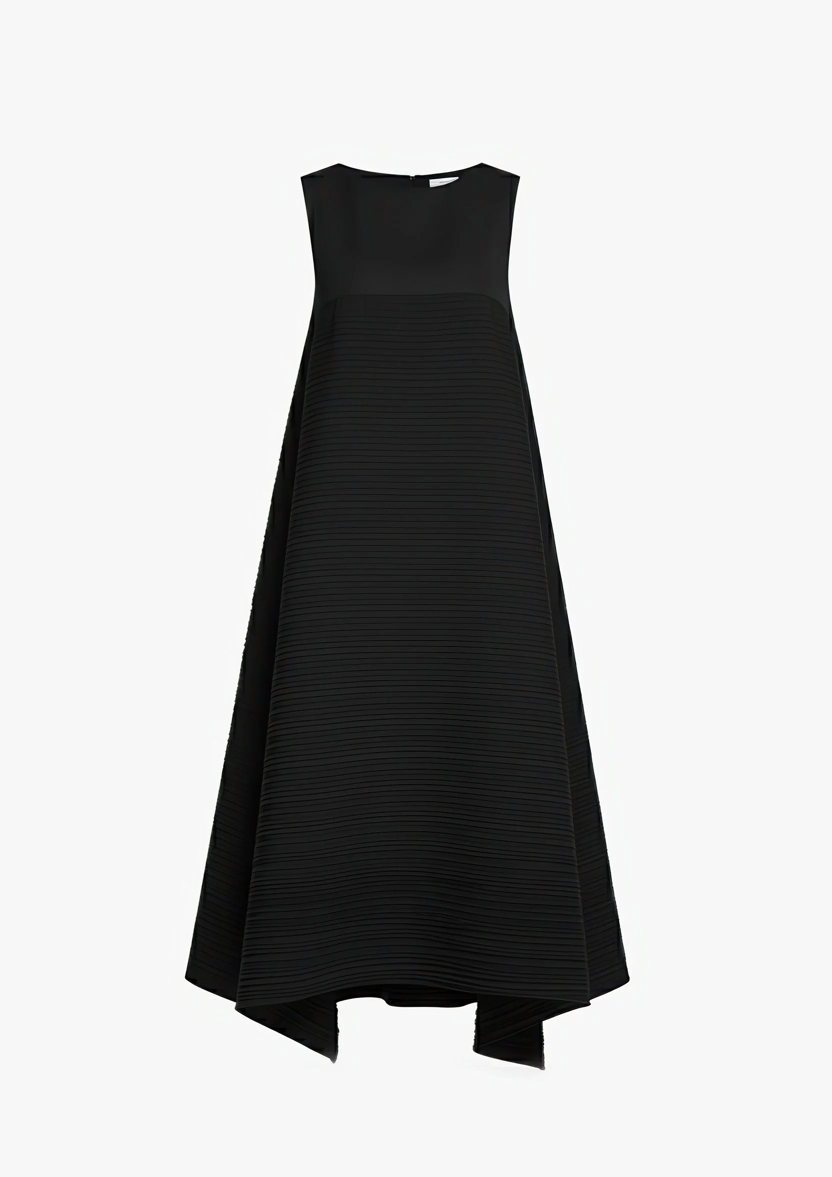 Velora Off-Shoulder Wrap Dress in Technical Satin