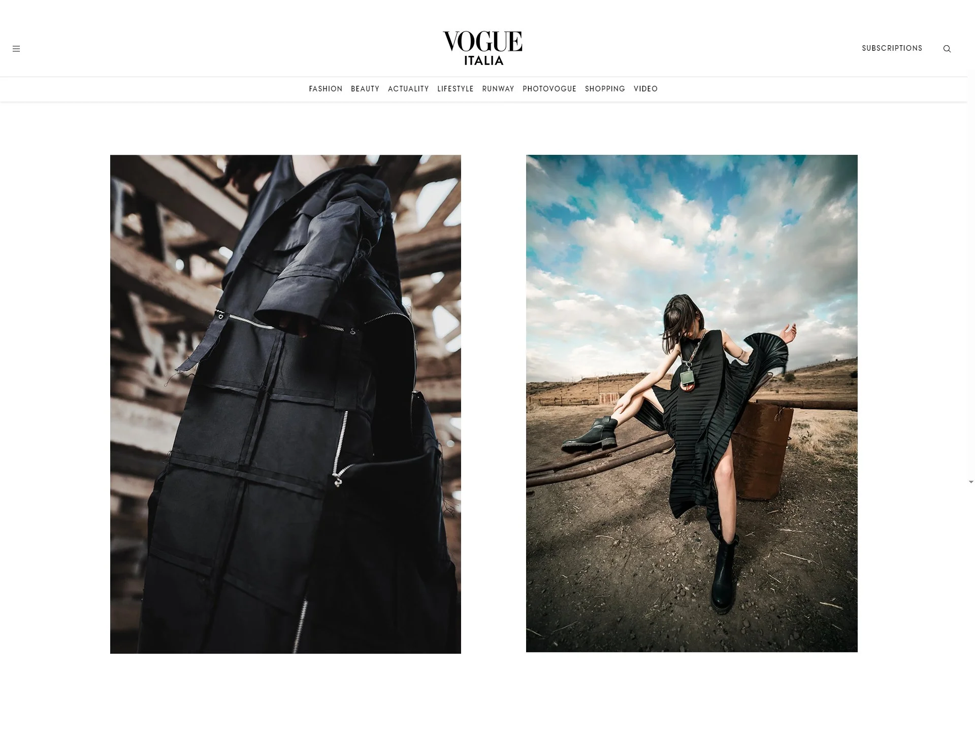Recognized by Vogue Italia as part of a new generation redefining sustainable luxury. Our designs don't follow trends — they set a standard rooted in artistry, architecture, and Armenian heritage.