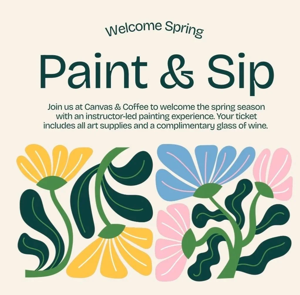 Spring Paint &amp; Sip  