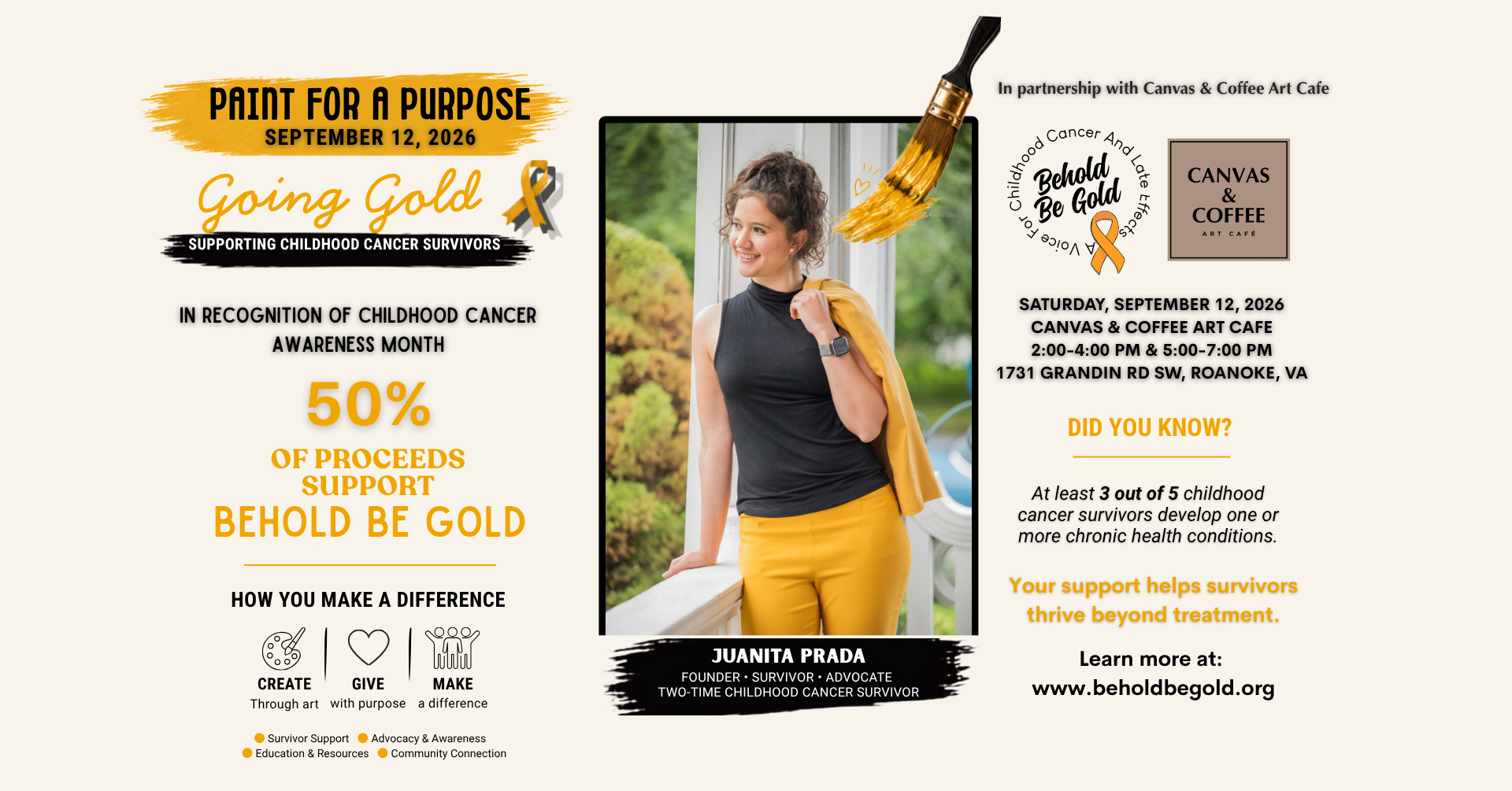 Paint for a Purpose: Going Gold