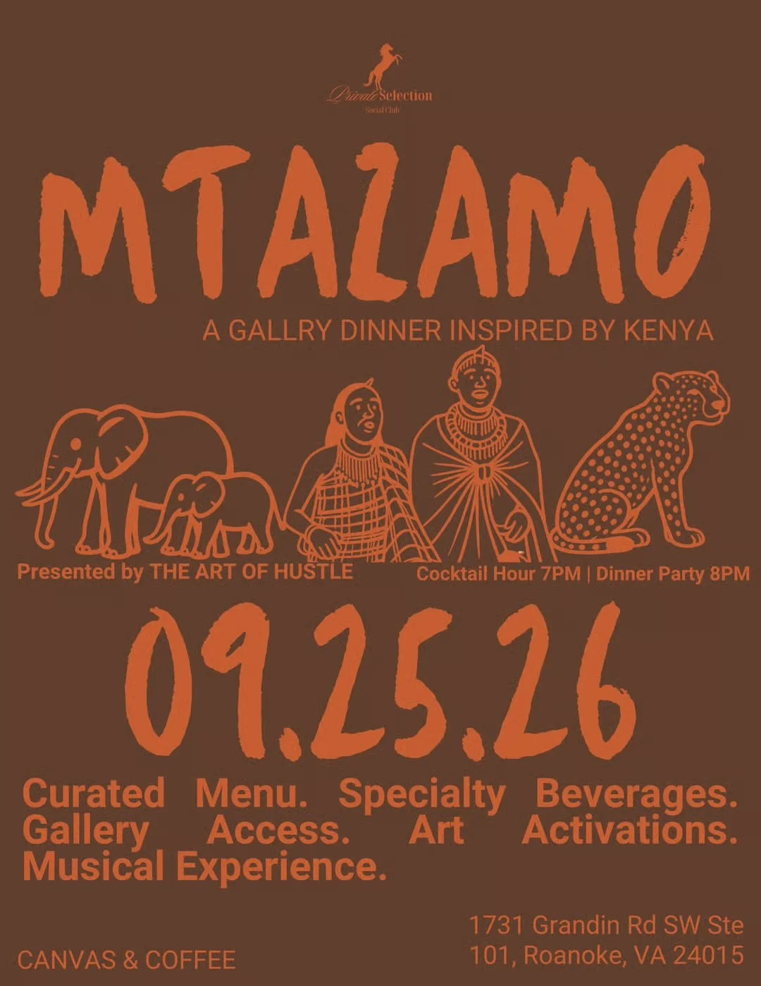 MTAZAMO: A Gallery Dinner Experience
