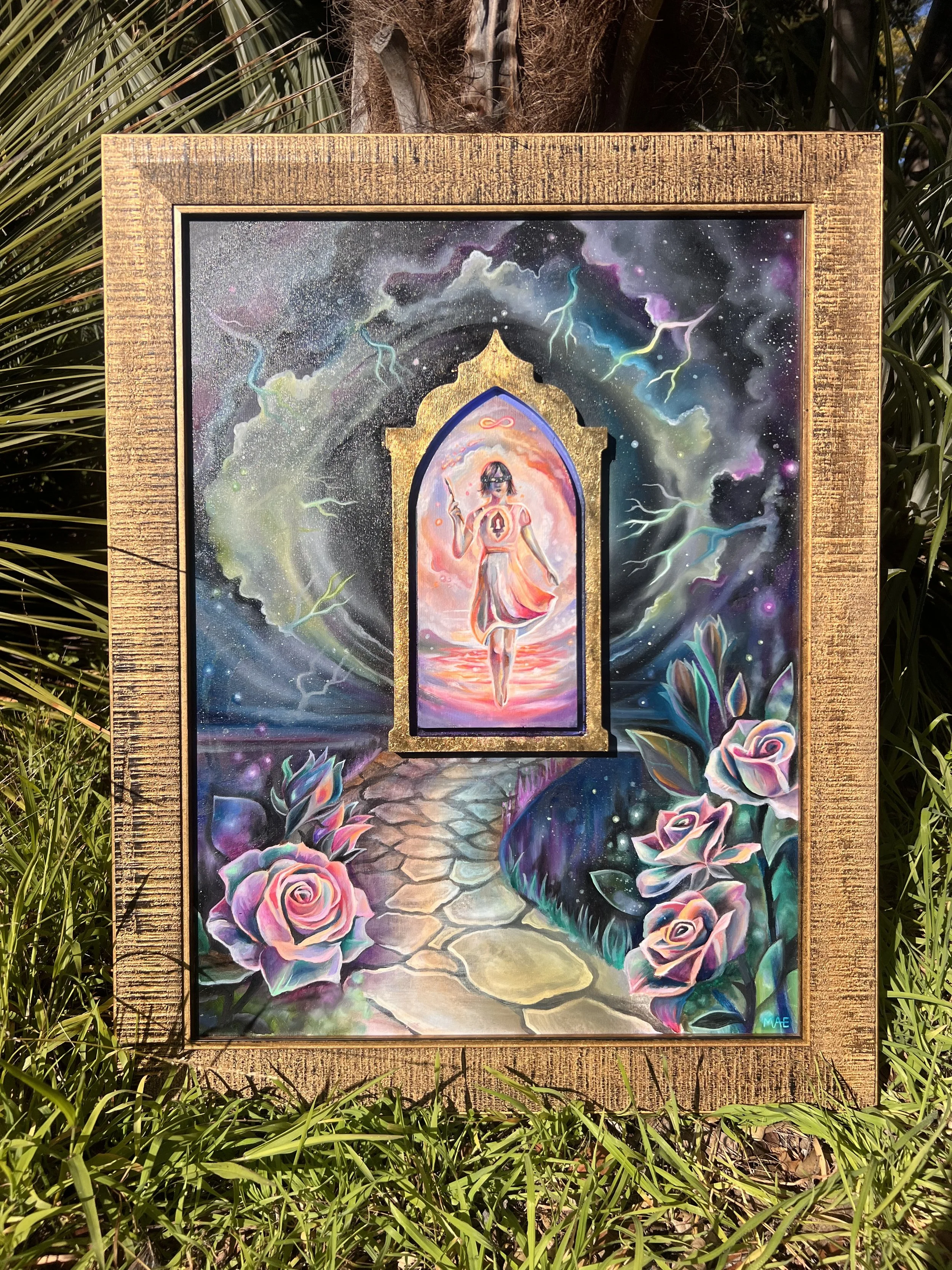 "The Alchemist" Original Oil Painting