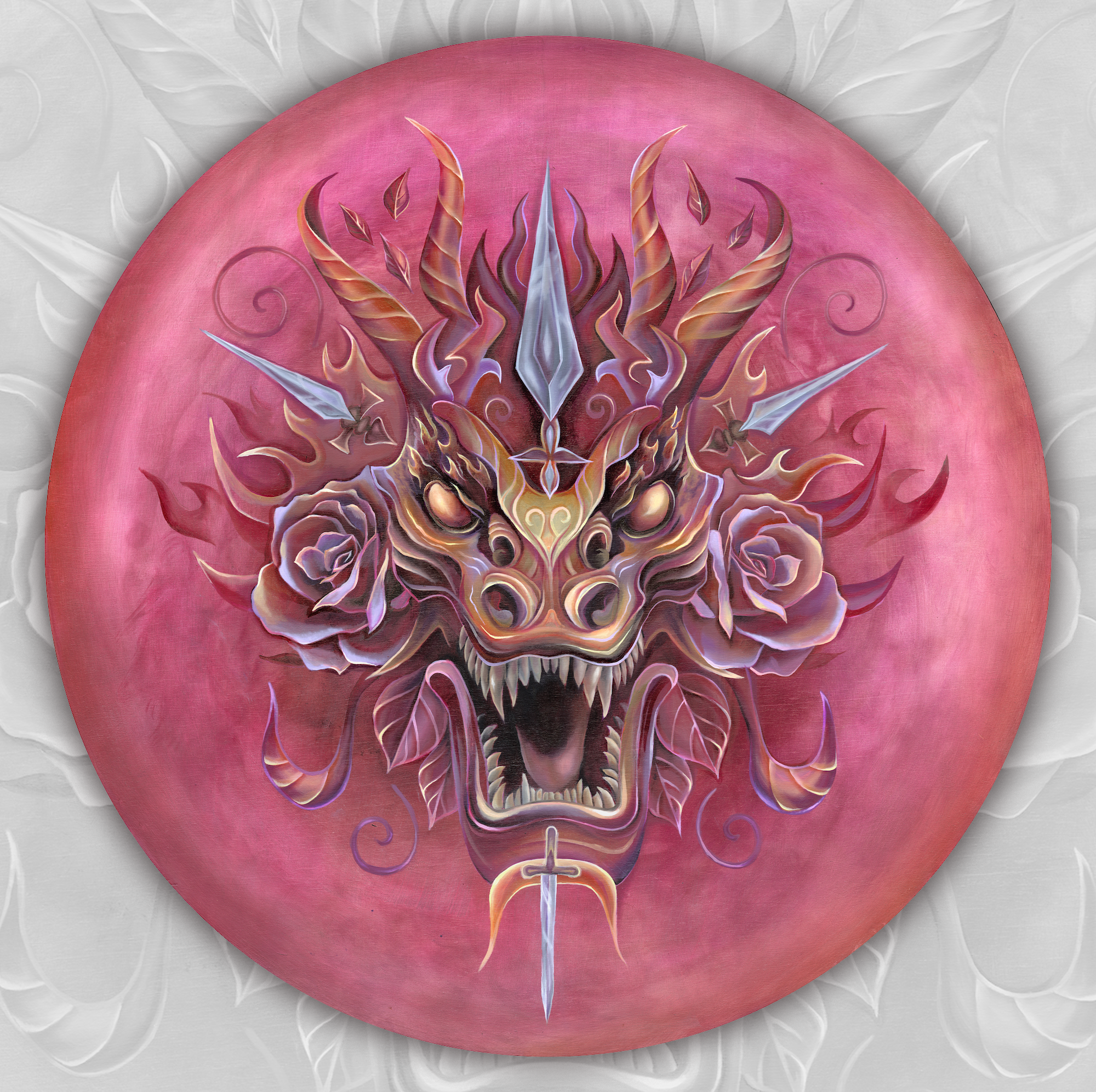 Holographic Dragon Print